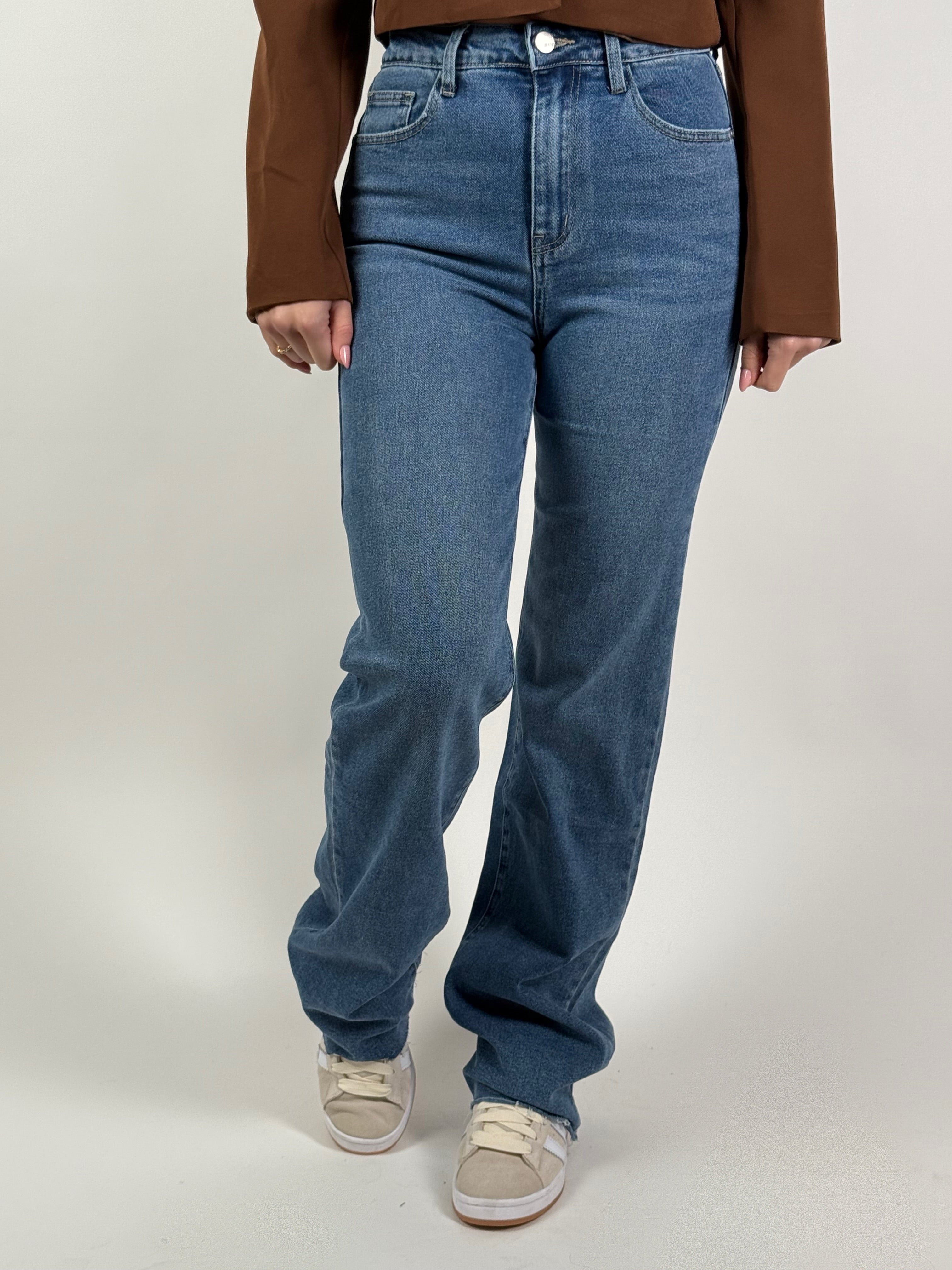 Jeans R 2623 Extra Long Straight Blauw