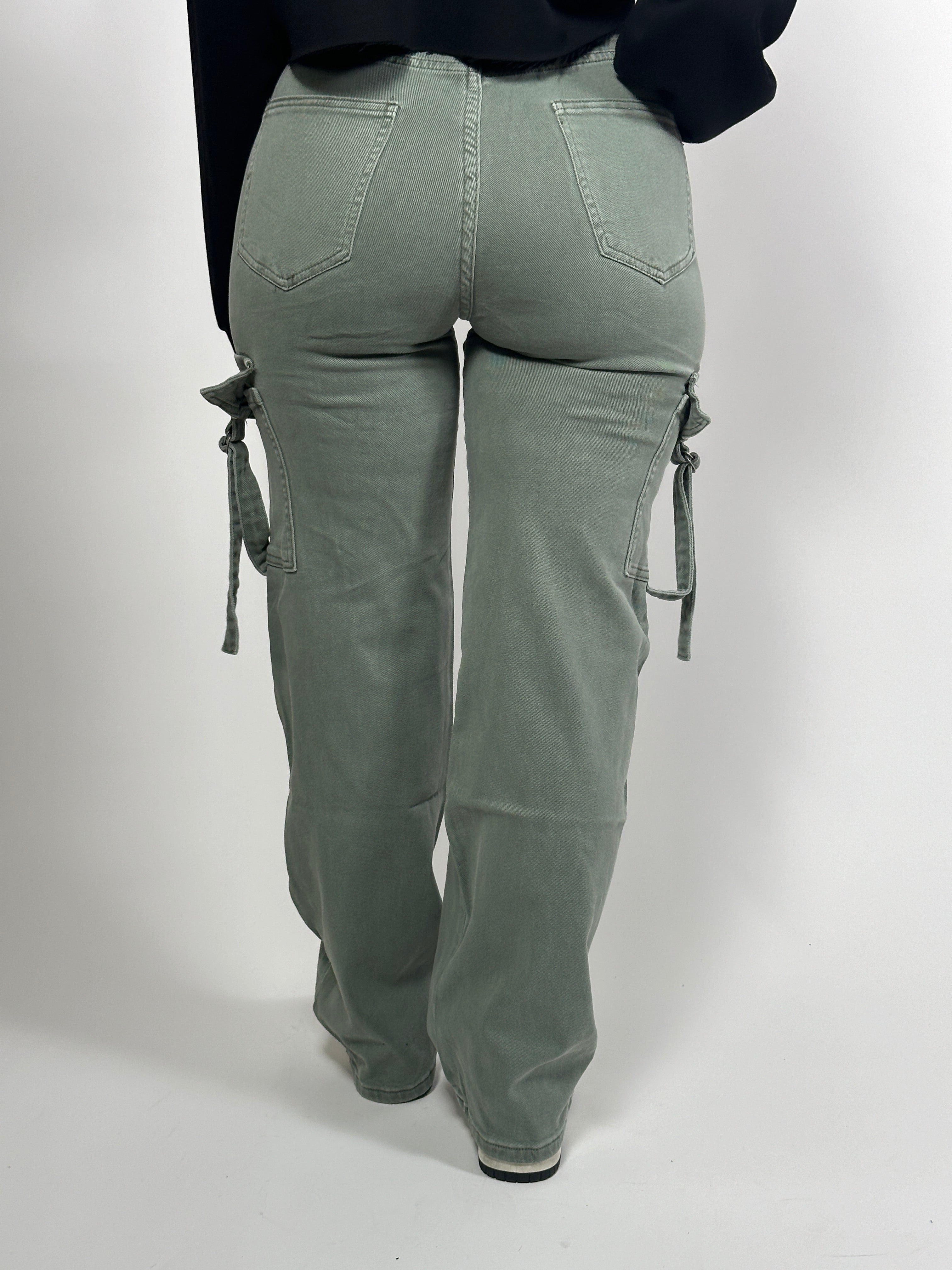 Jeans H Cargo 6581-5 Groen