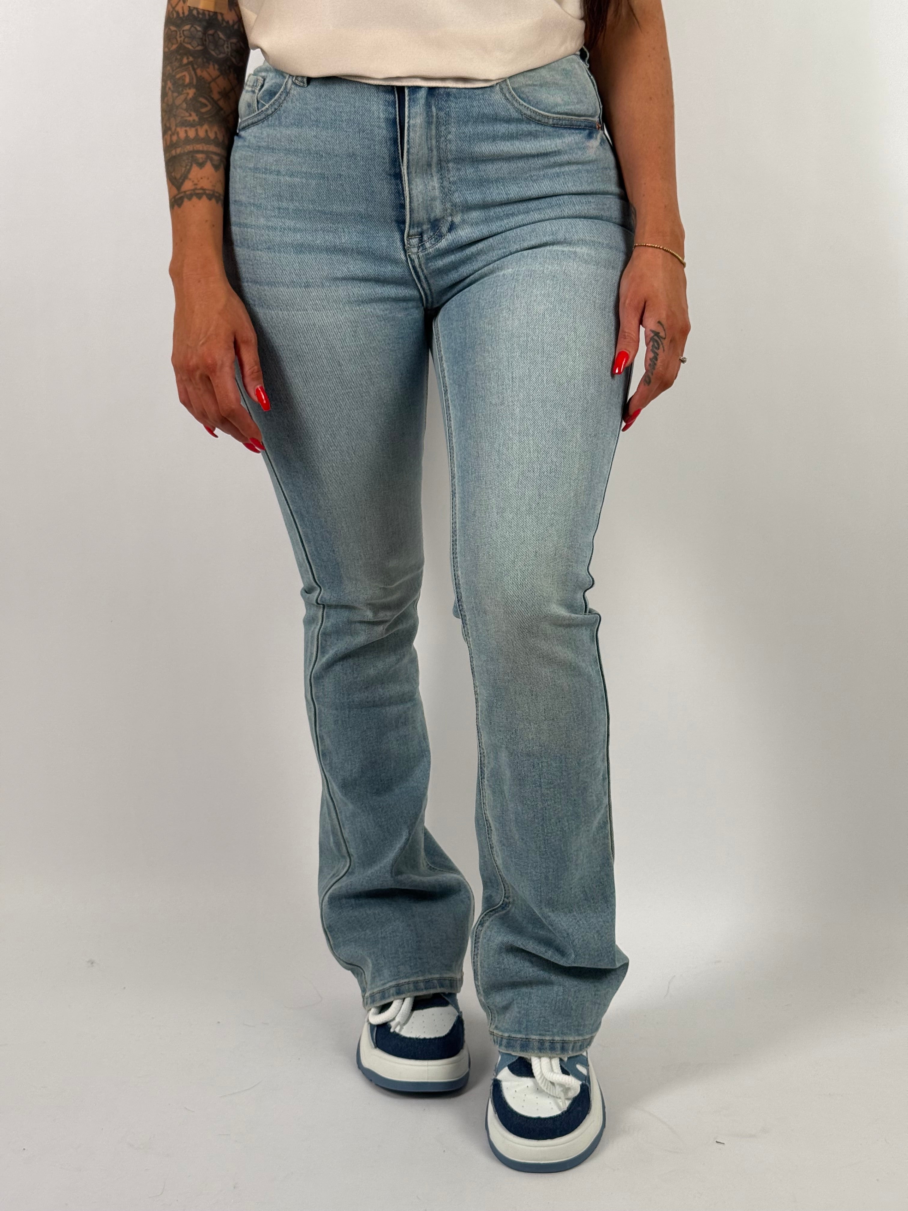 Jeans M 199 Flared Blauw