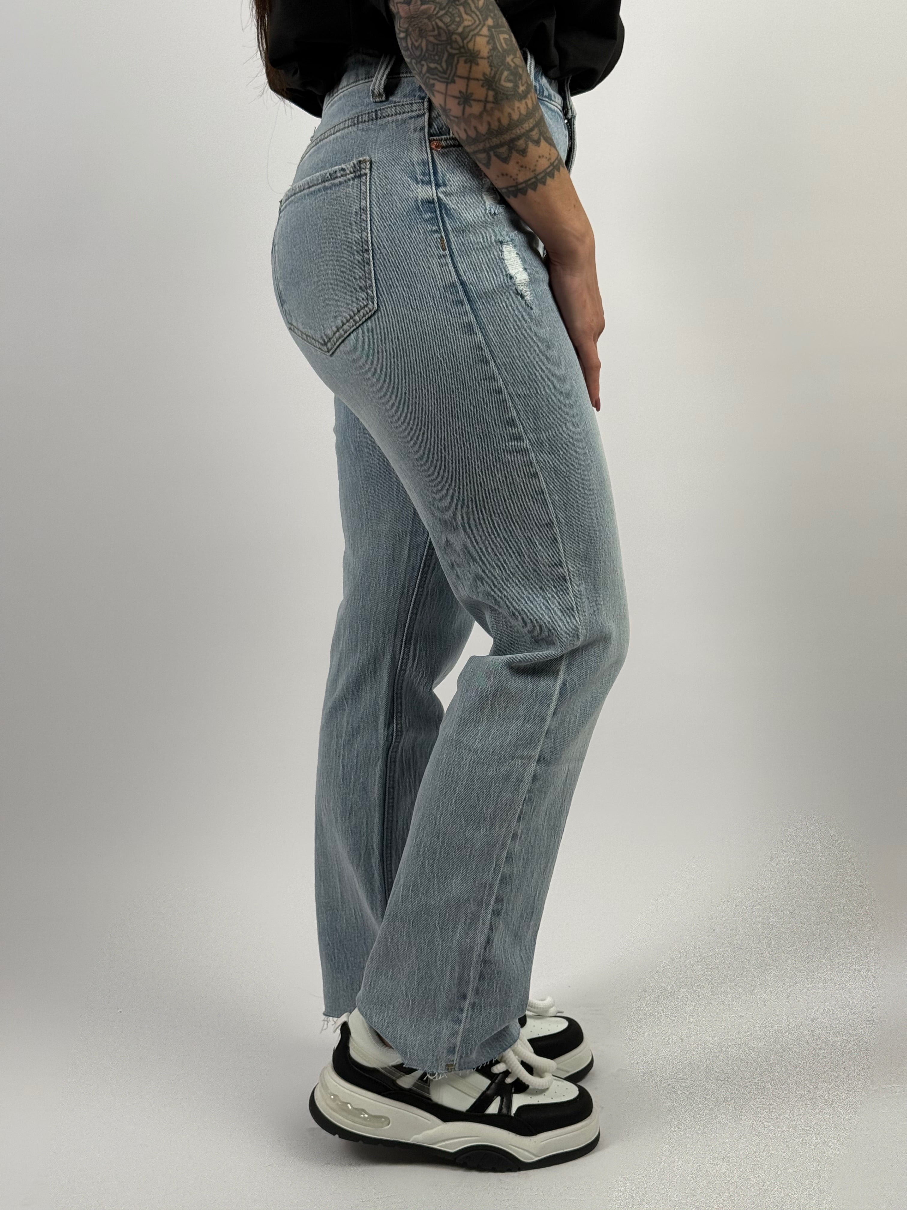 Jeans F 2333 Straight Blauw