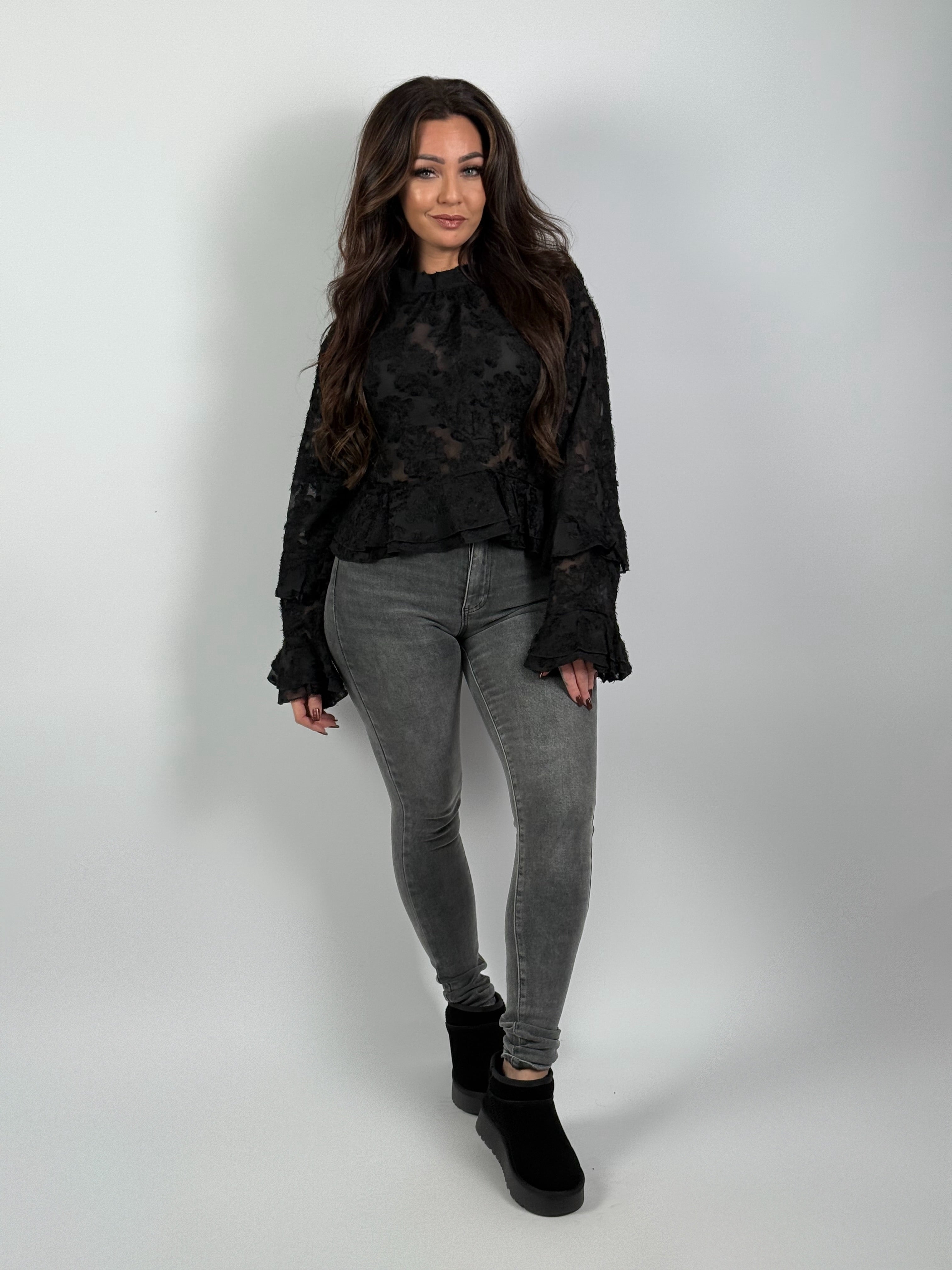 Jeans L Skinny 5399-5 D. Grijs