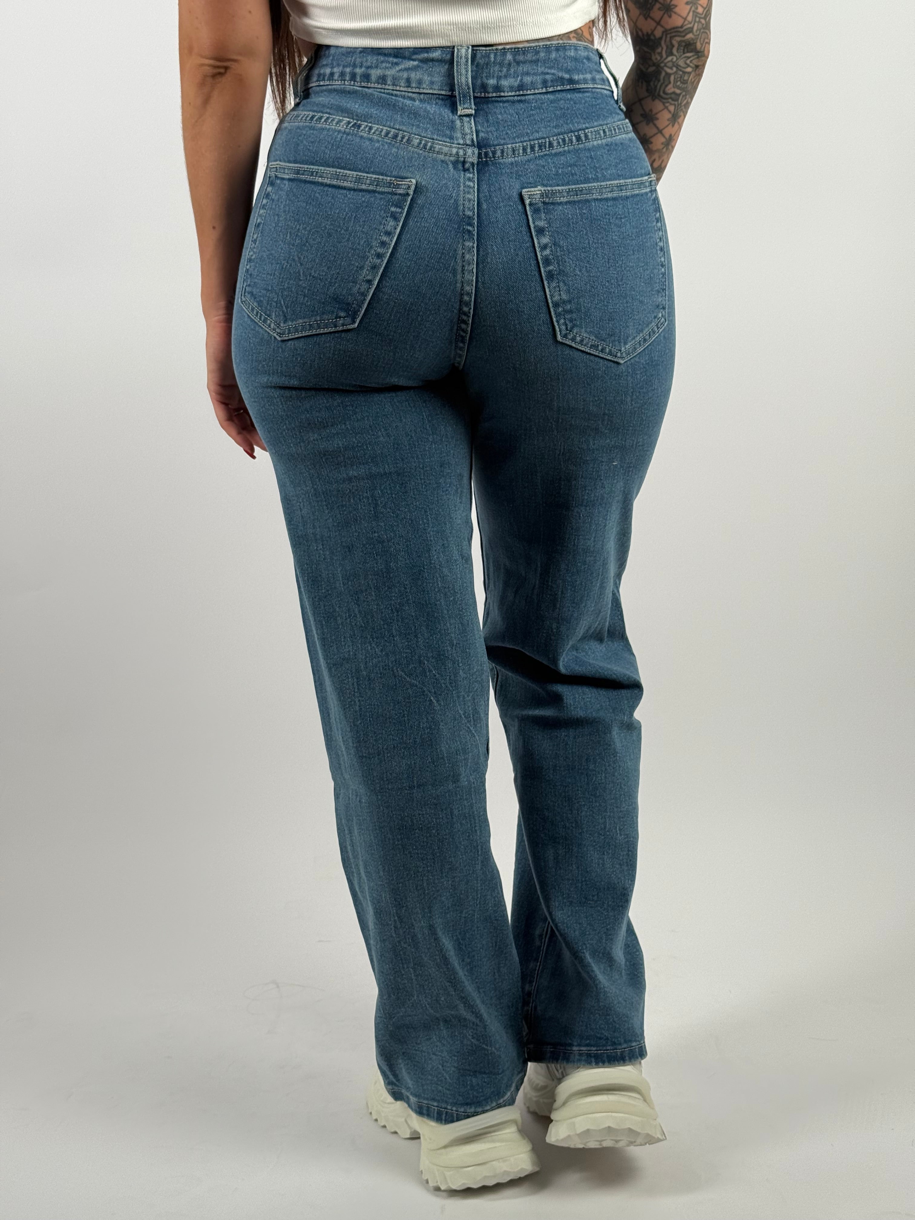 Jeans M 729 Straight Blauw