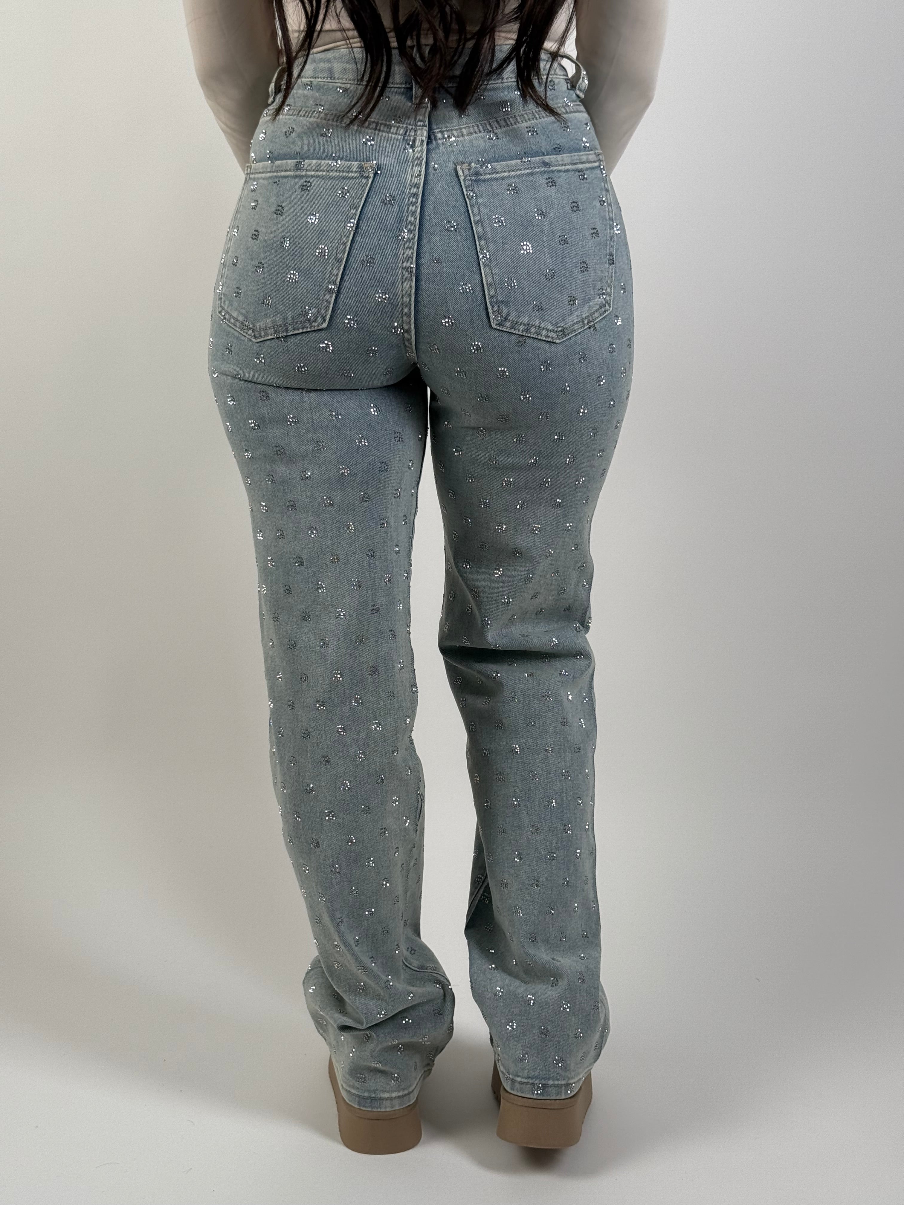 Jeans L 419-2 Straight Blauw