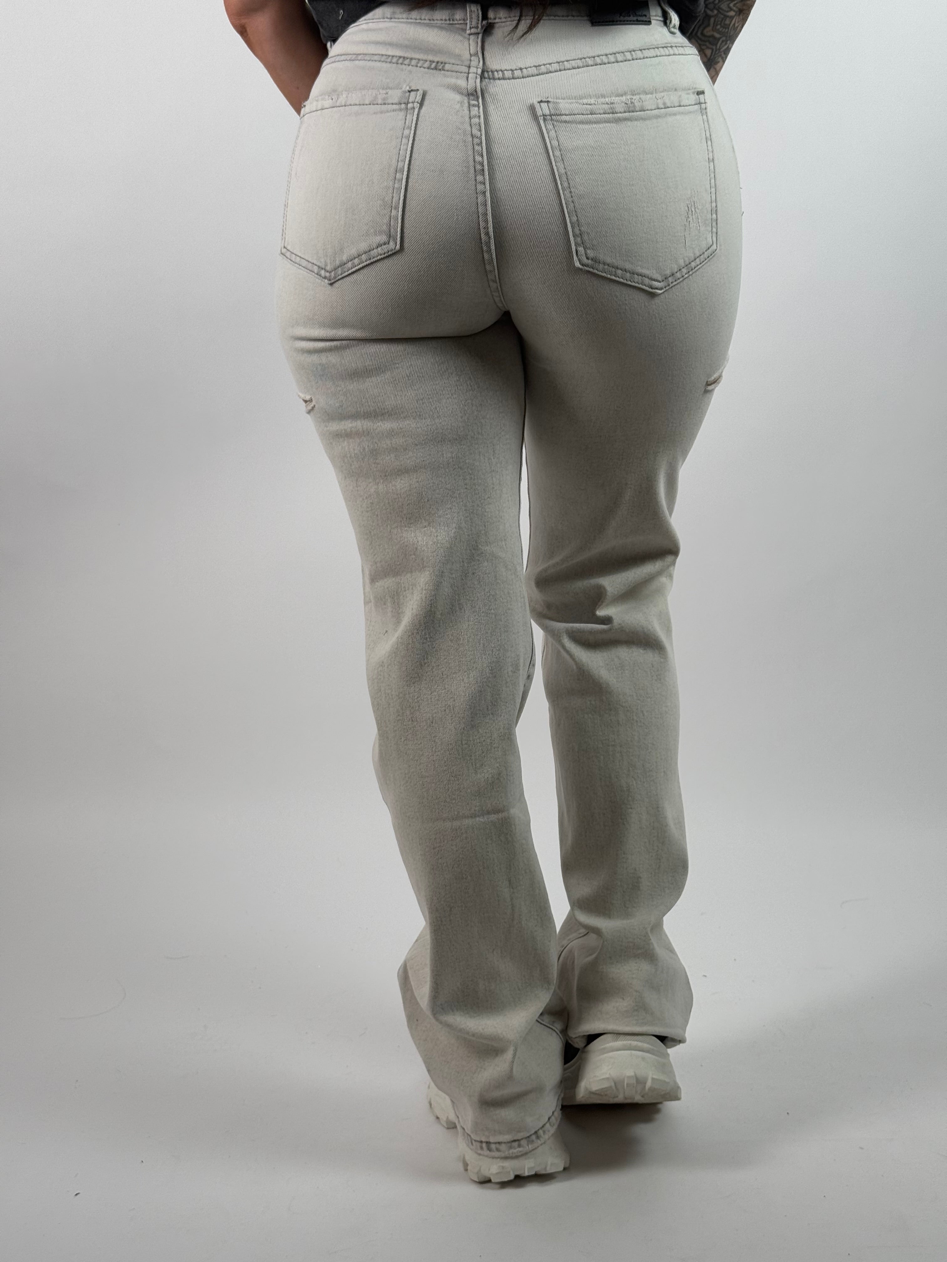 Jeans K 946-3 Straight Grijs