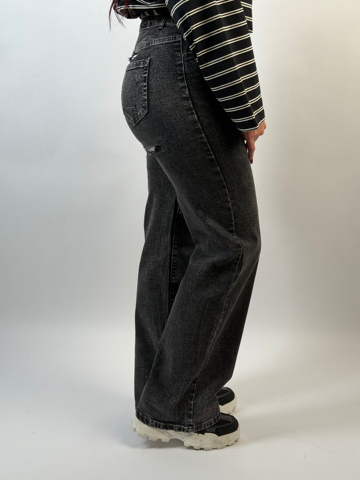 Jeans V 678 Zak Straight Grijs