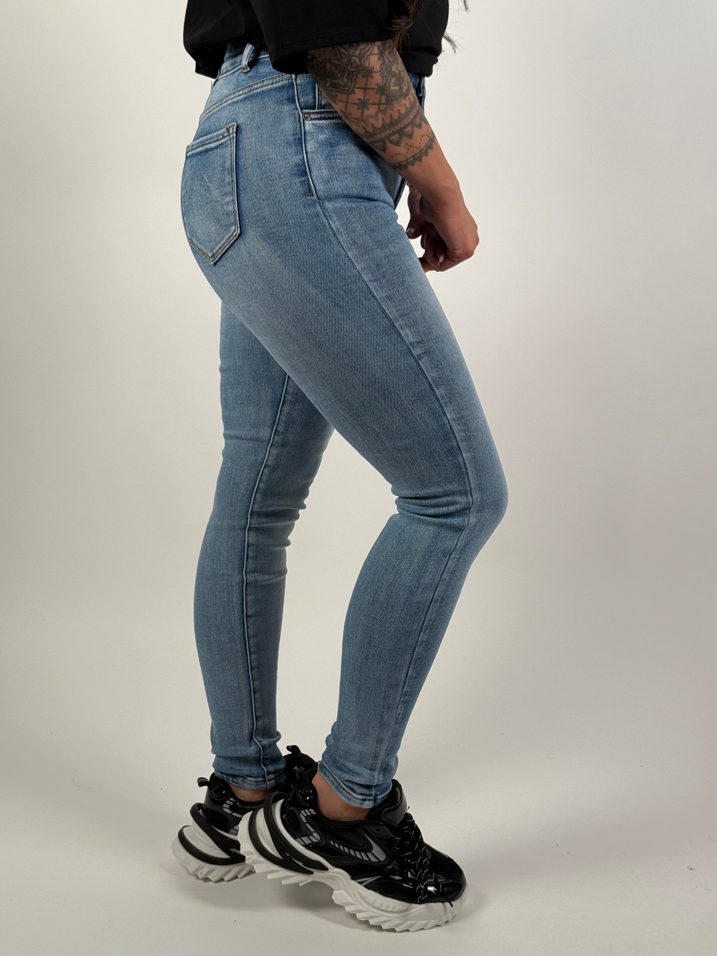 Jeans V 8638 Skinny Blauw
