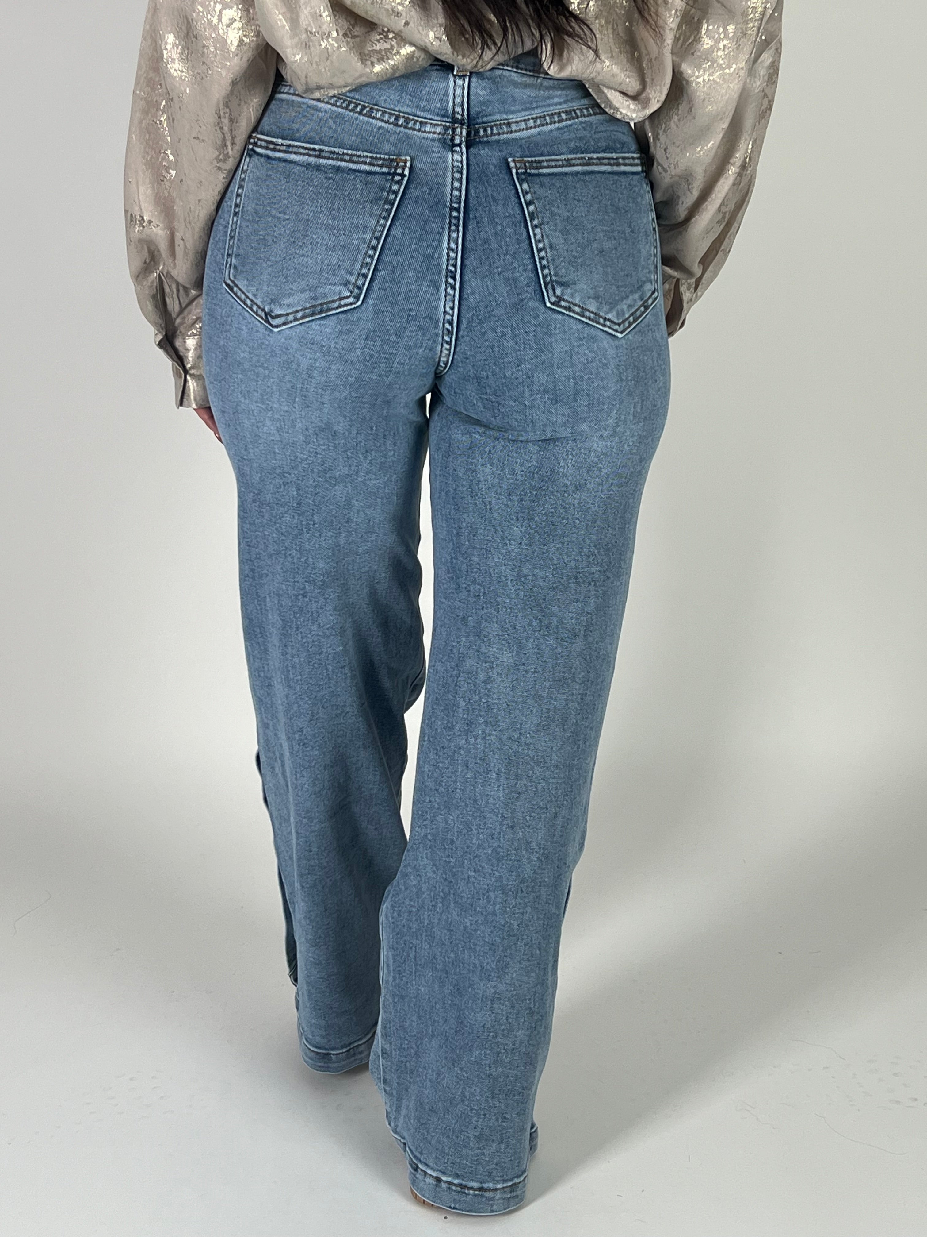 Jeans L 331-50 Wide Leg Blauw