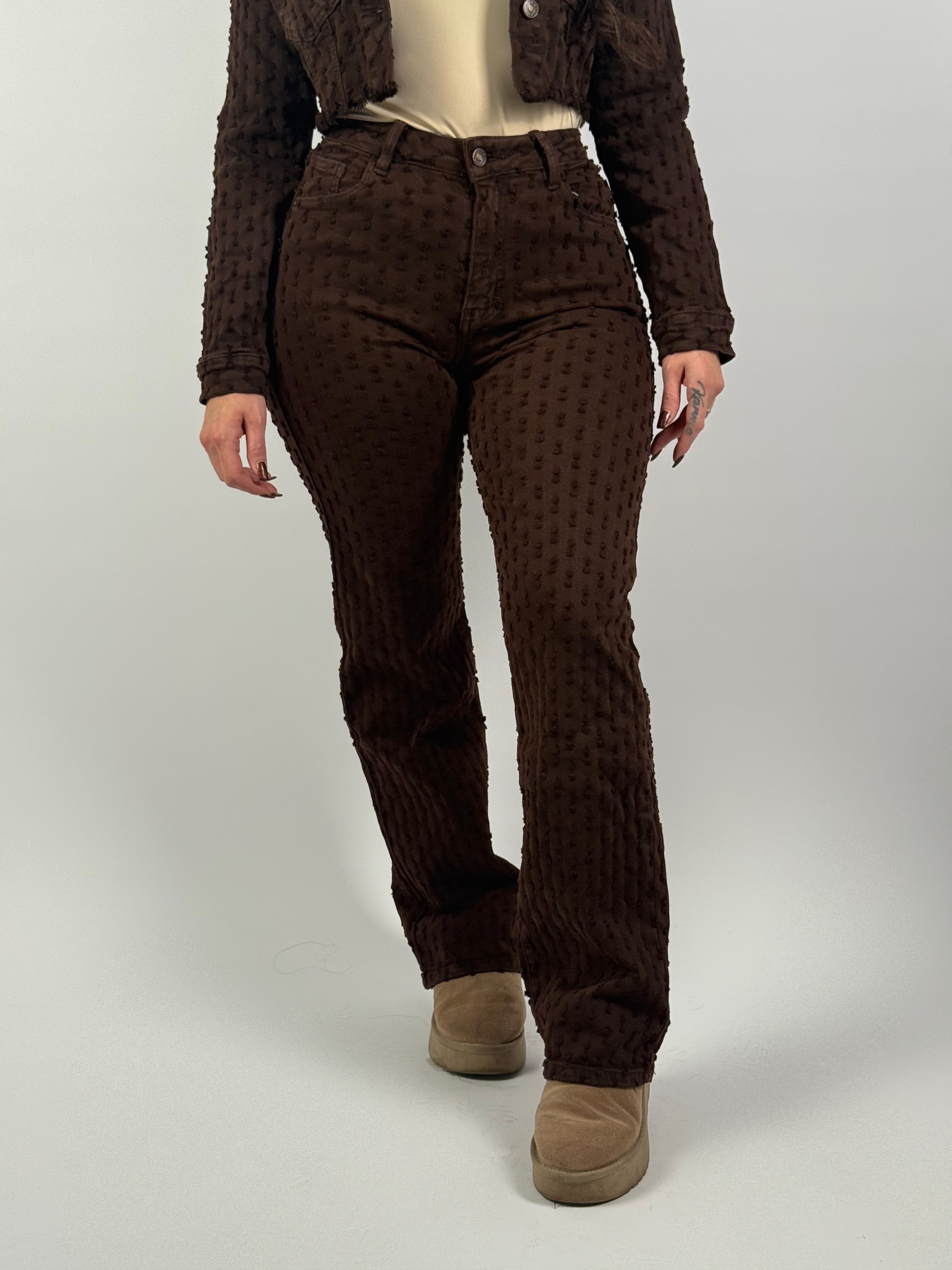 Jeans H 655-19 Wide Leg Bruin