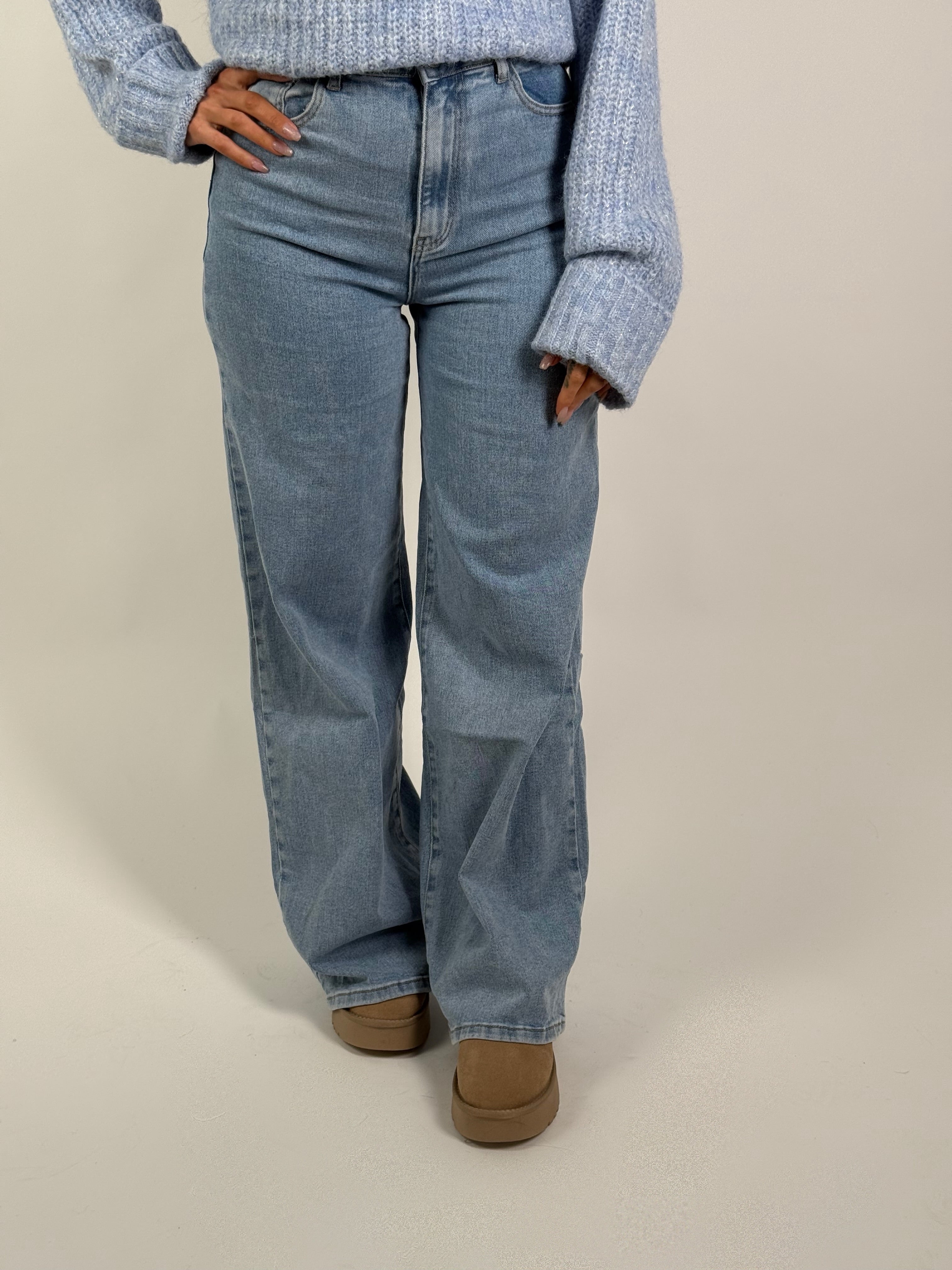 Jeans R 2665 Wide Leg Blauw