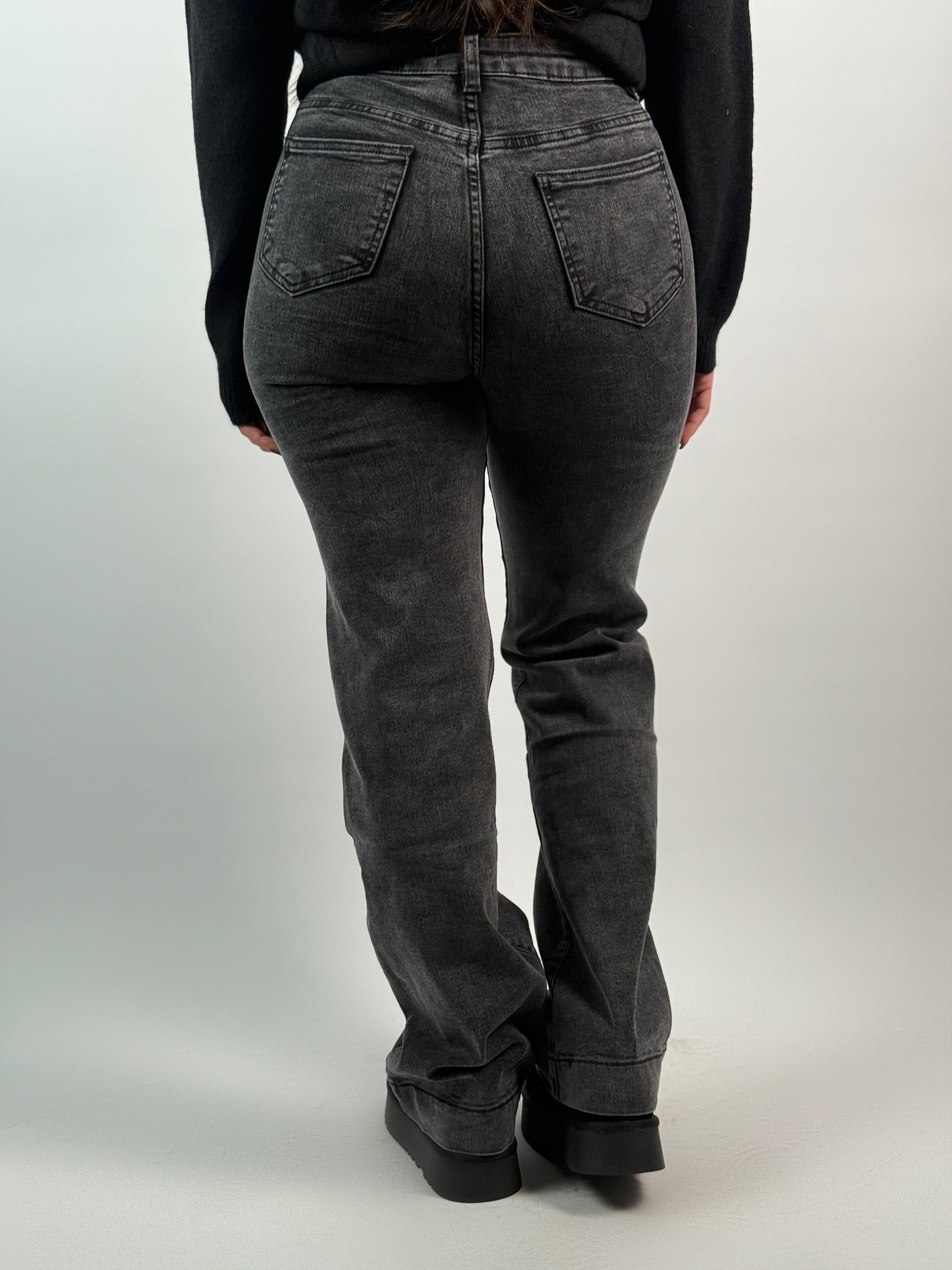 Jeans Y 6511 Wide Leg Grijs