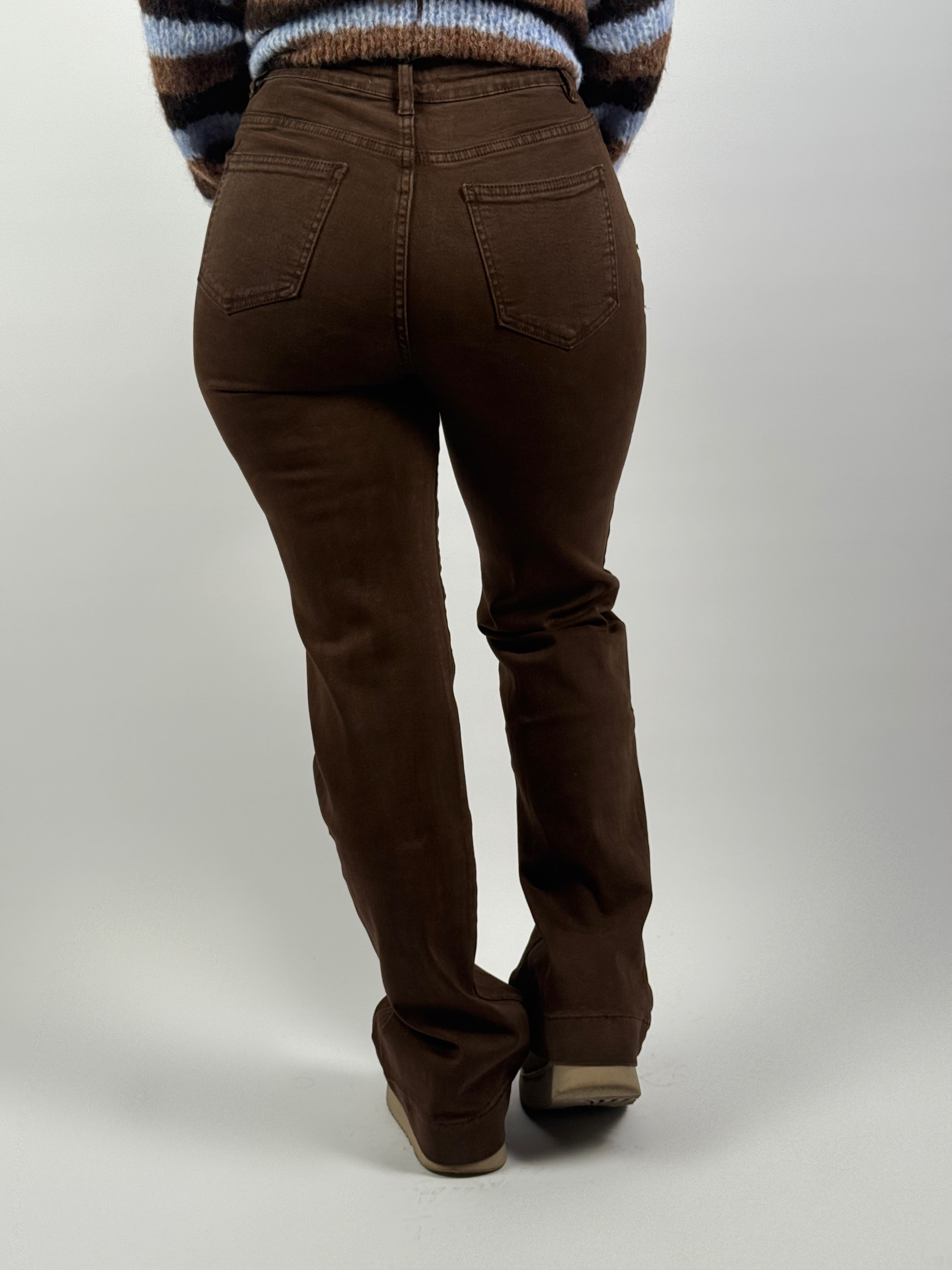 Jeans Y 6511 Wide Leg Choco