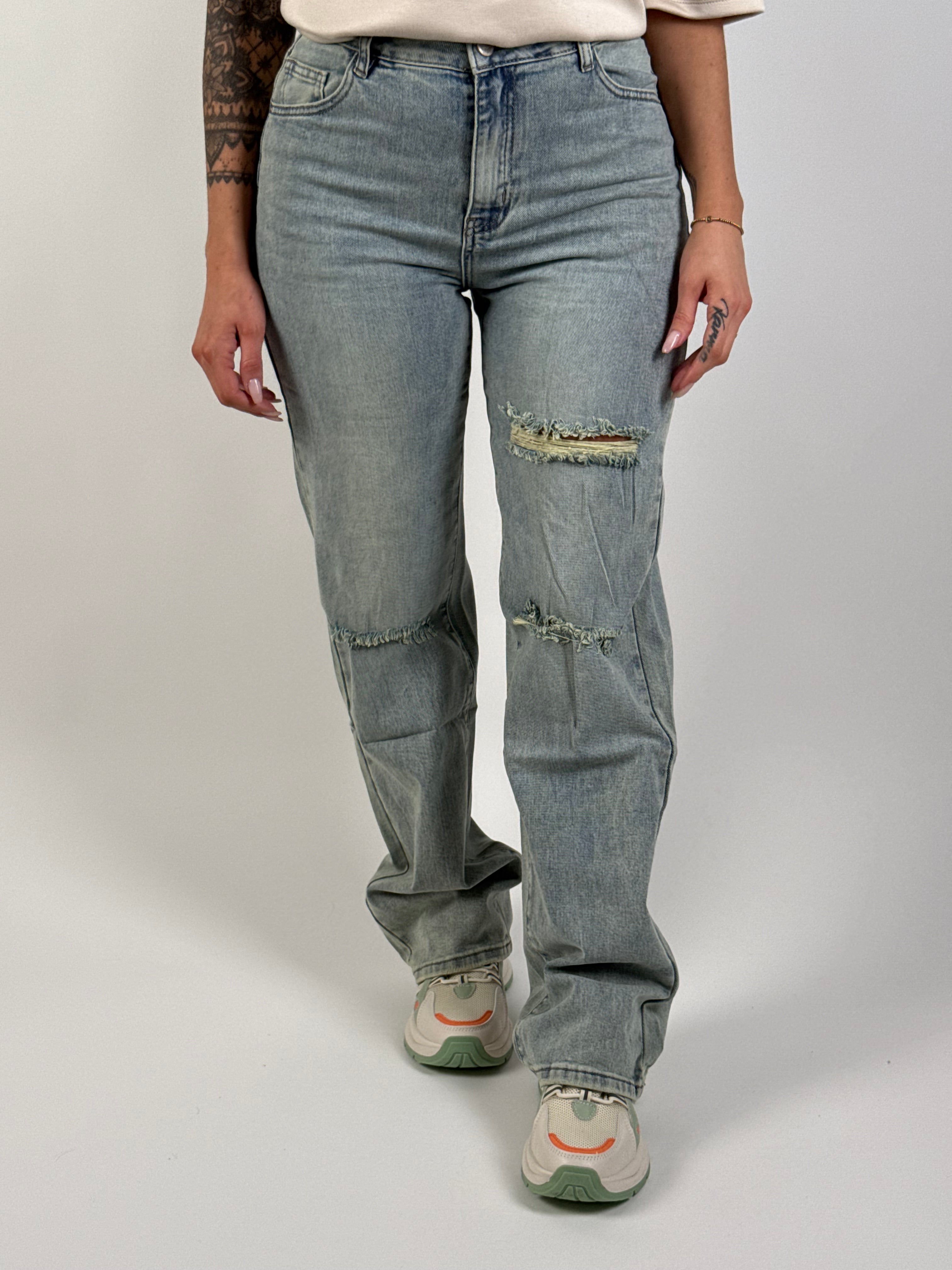 Jeans H 692-2 Wide Leg Blauw