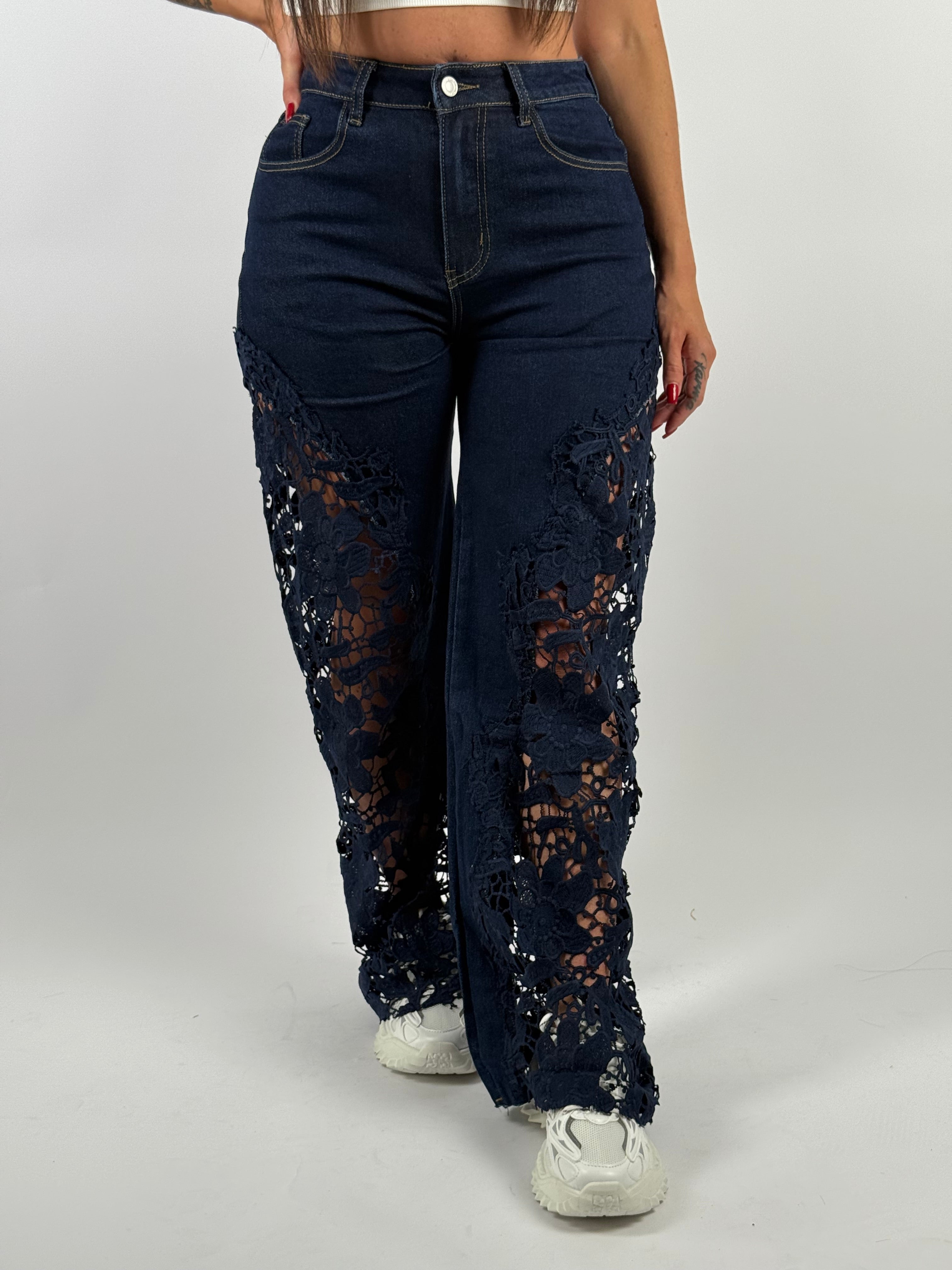 Jeans M Kant D. Blauw