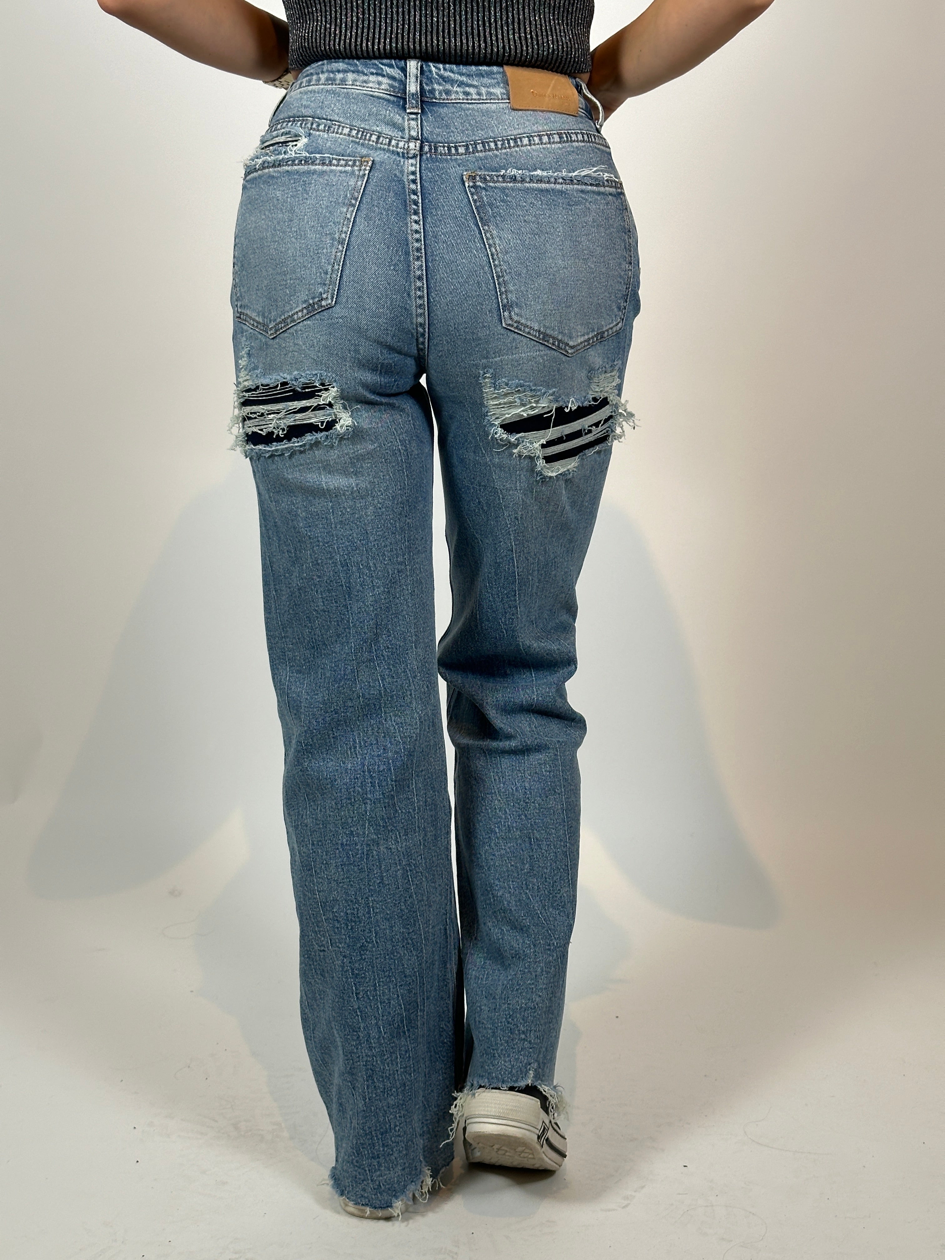 Jeans Q 3732 Wide Leg Blauw