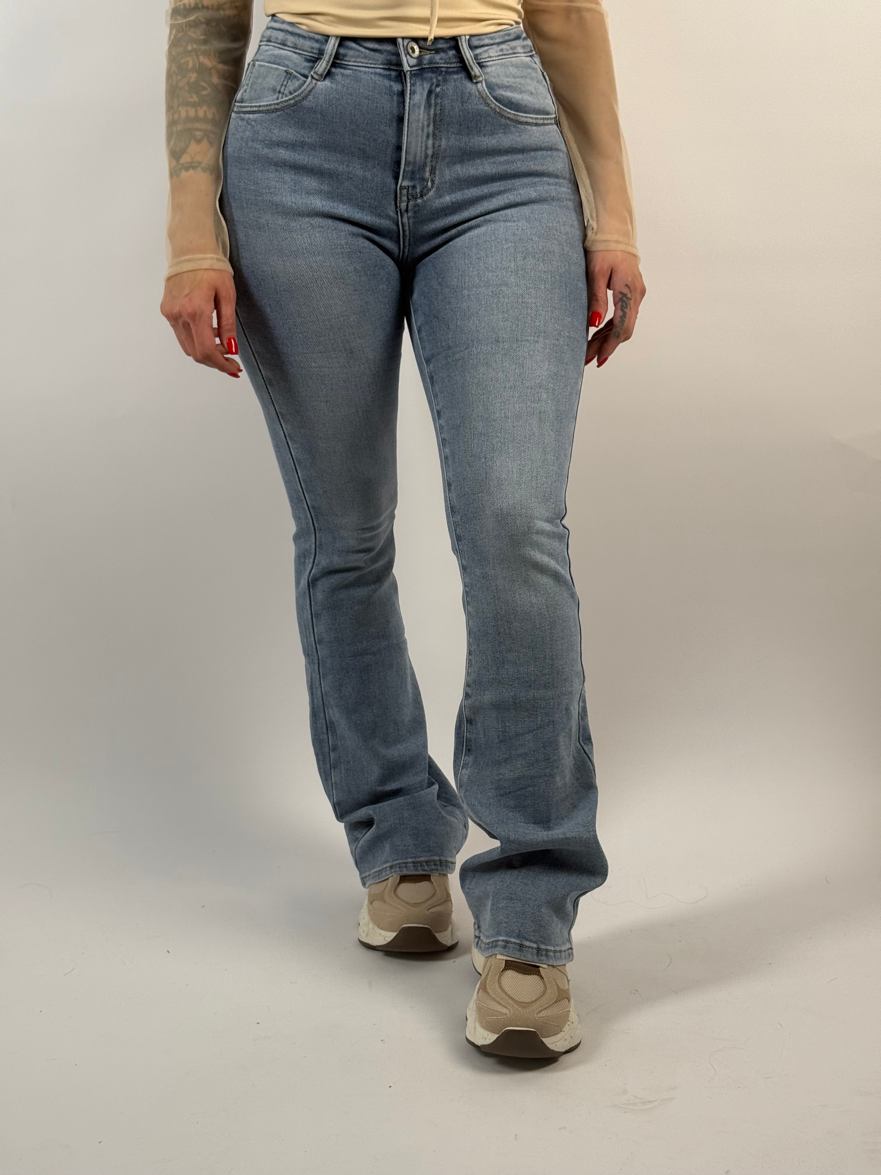 Jeans H 6156-16 Flared Blauw