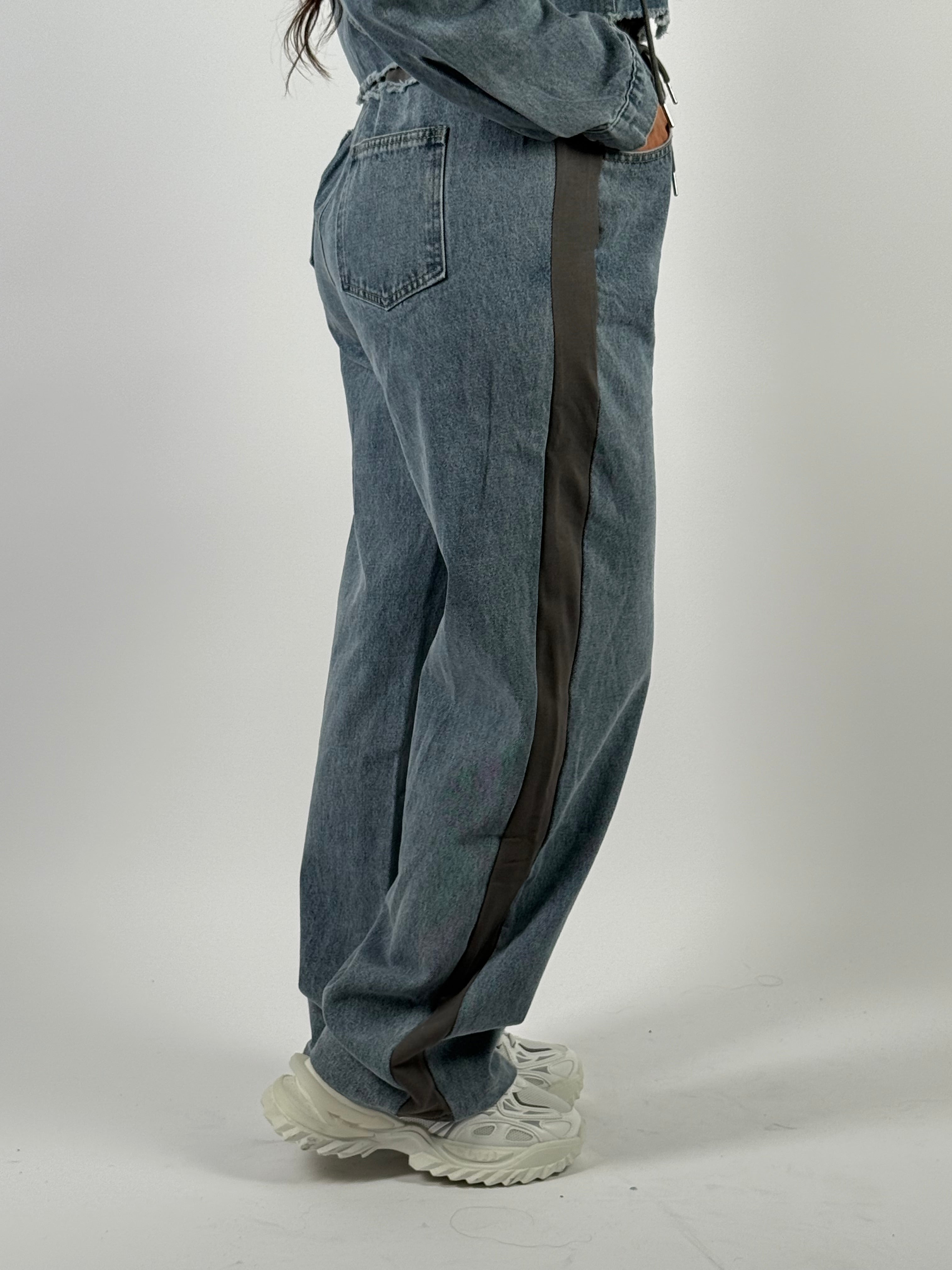 Jeans L 0050 Jogg Wide Leg Blauw