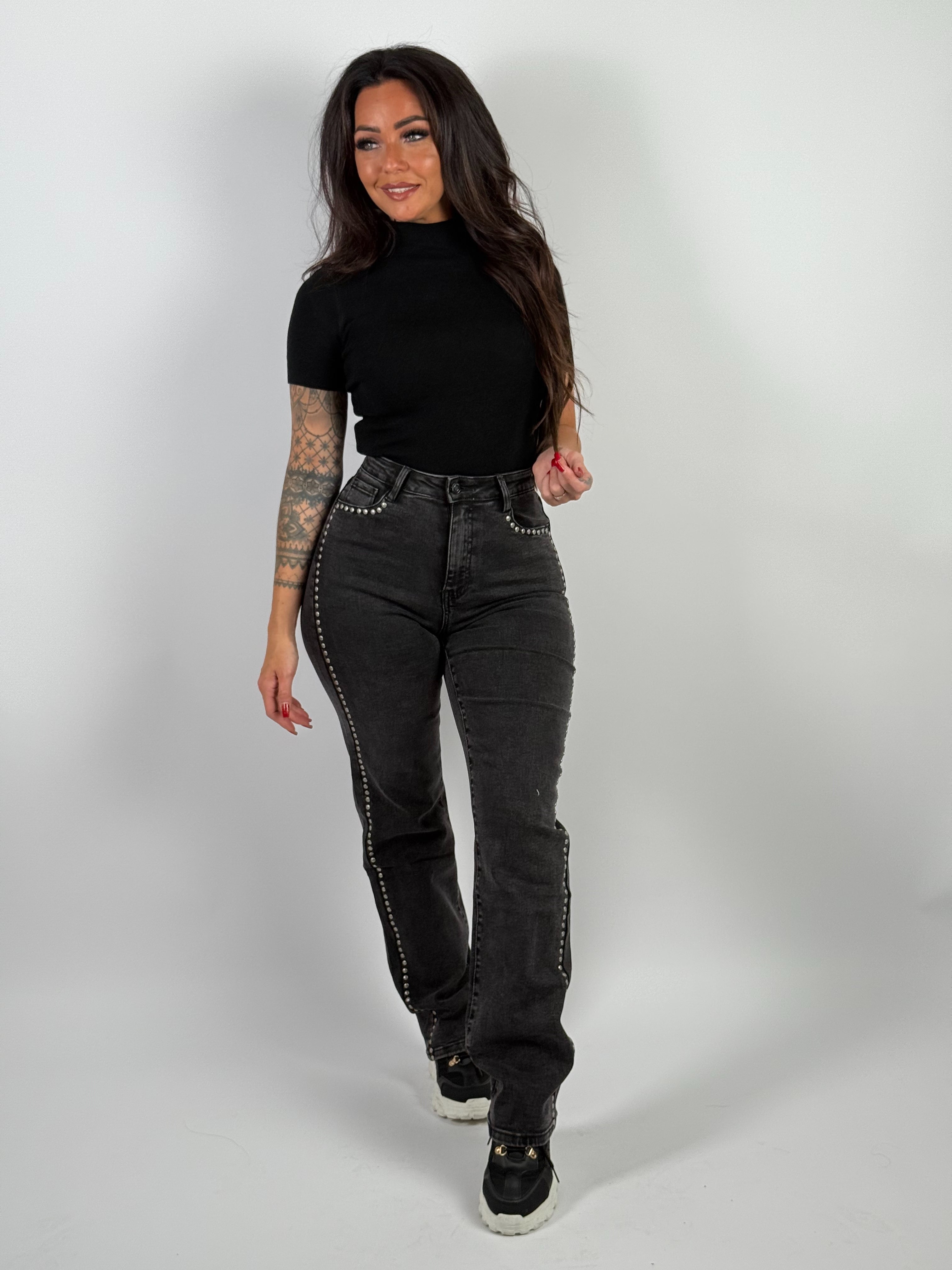 Jeans L 6011-1 Straight Grijs
