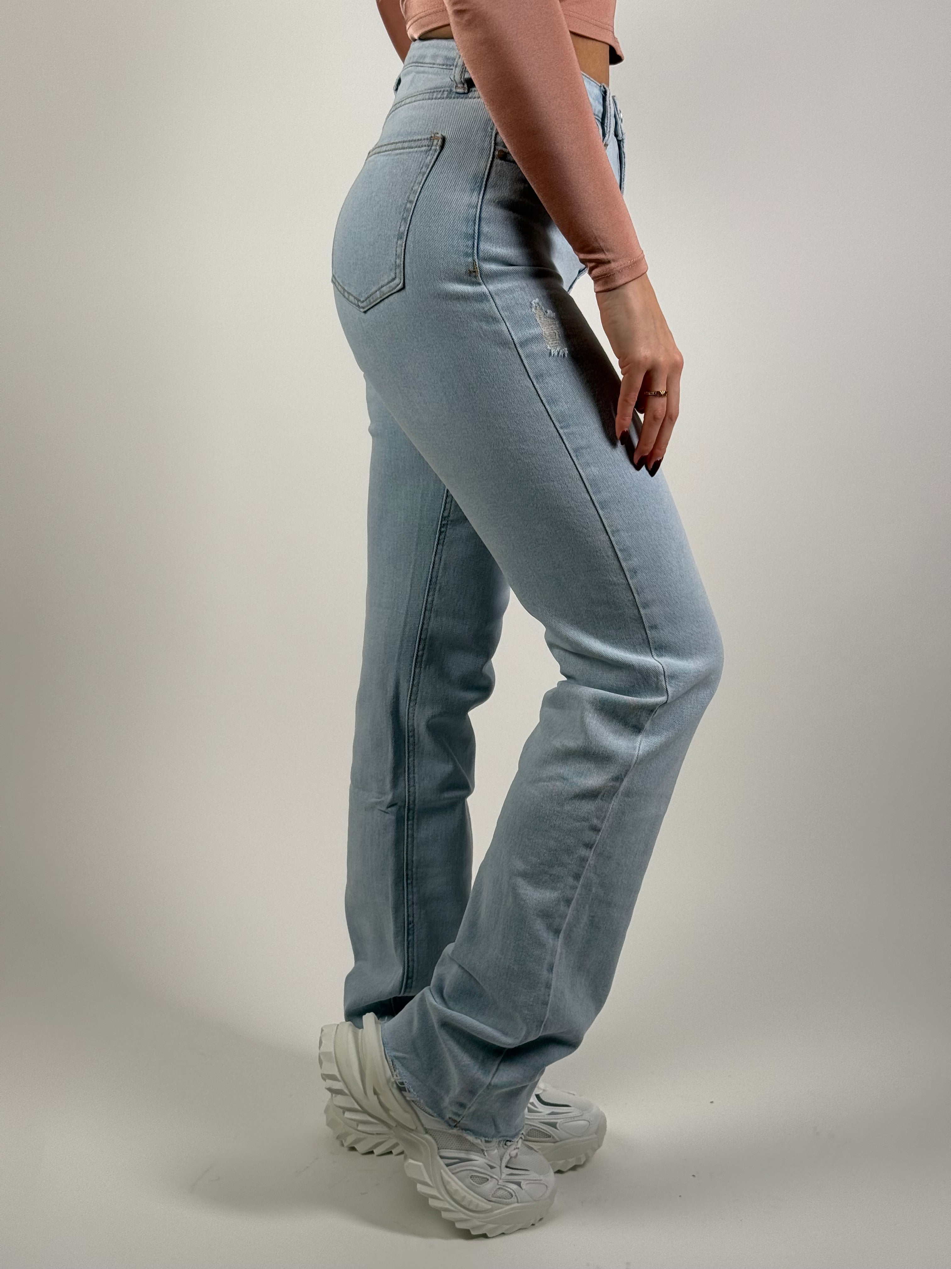 Jeans R 2273 Extra Long Straight Blauw