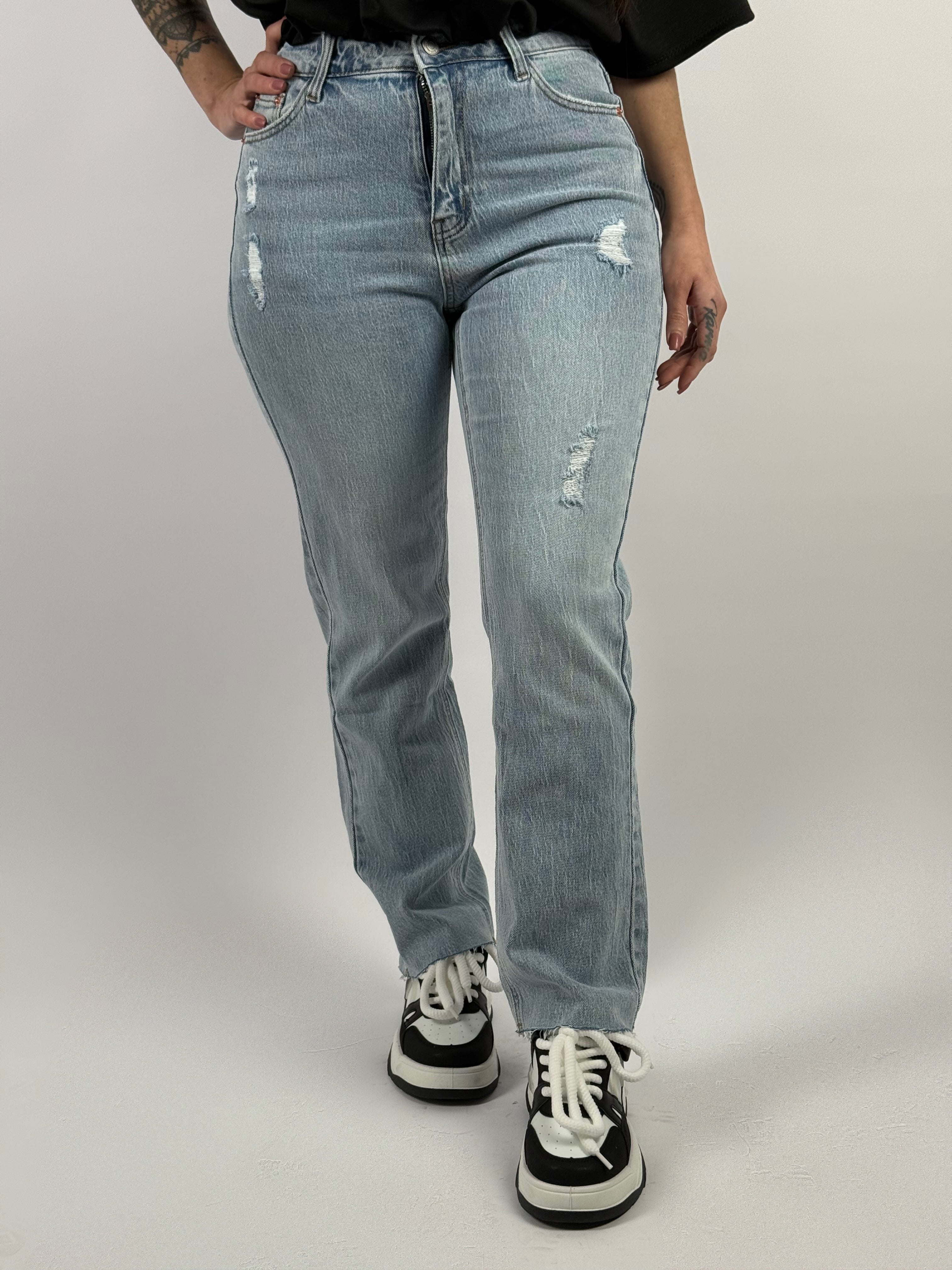 Jeans F 2333 Straight Blauw