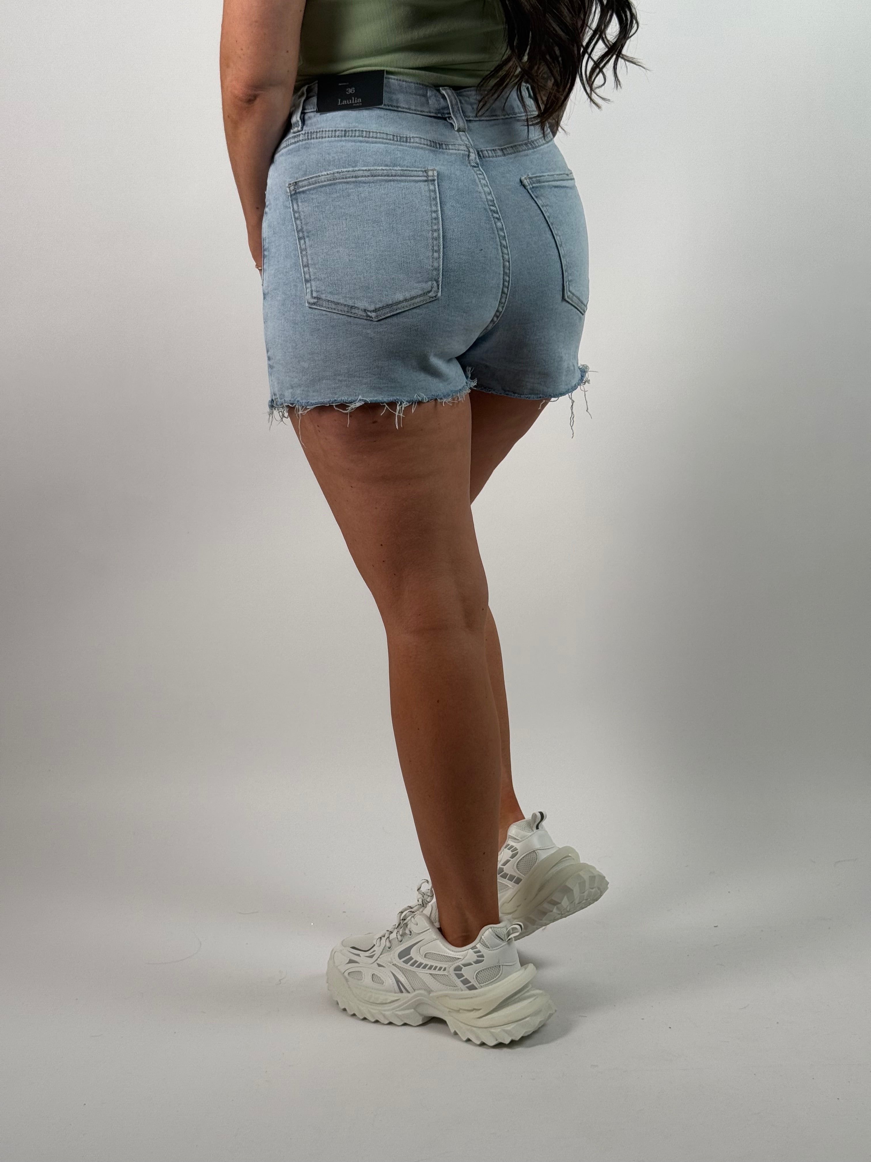 Jeans Skort L 8724-5 Blauw