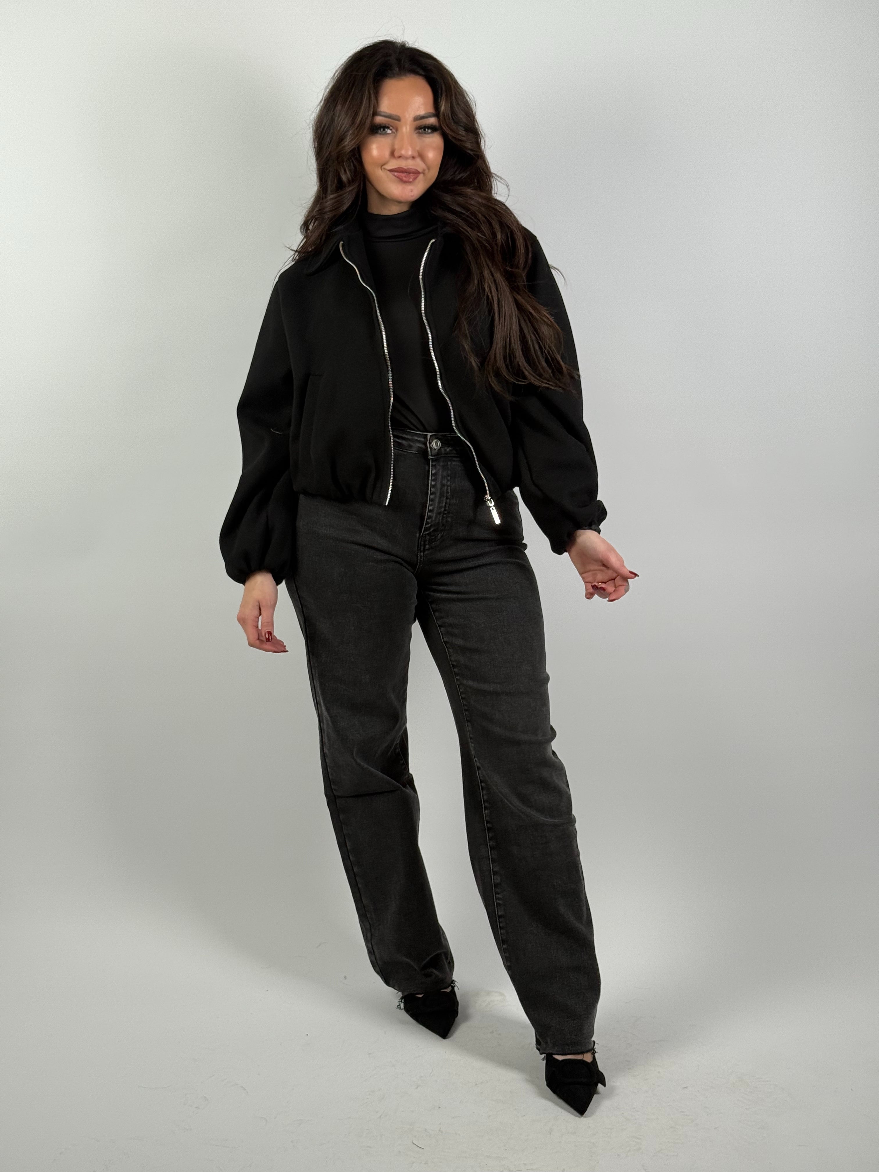 Jeans L 6301-2 Straight D. Grijs