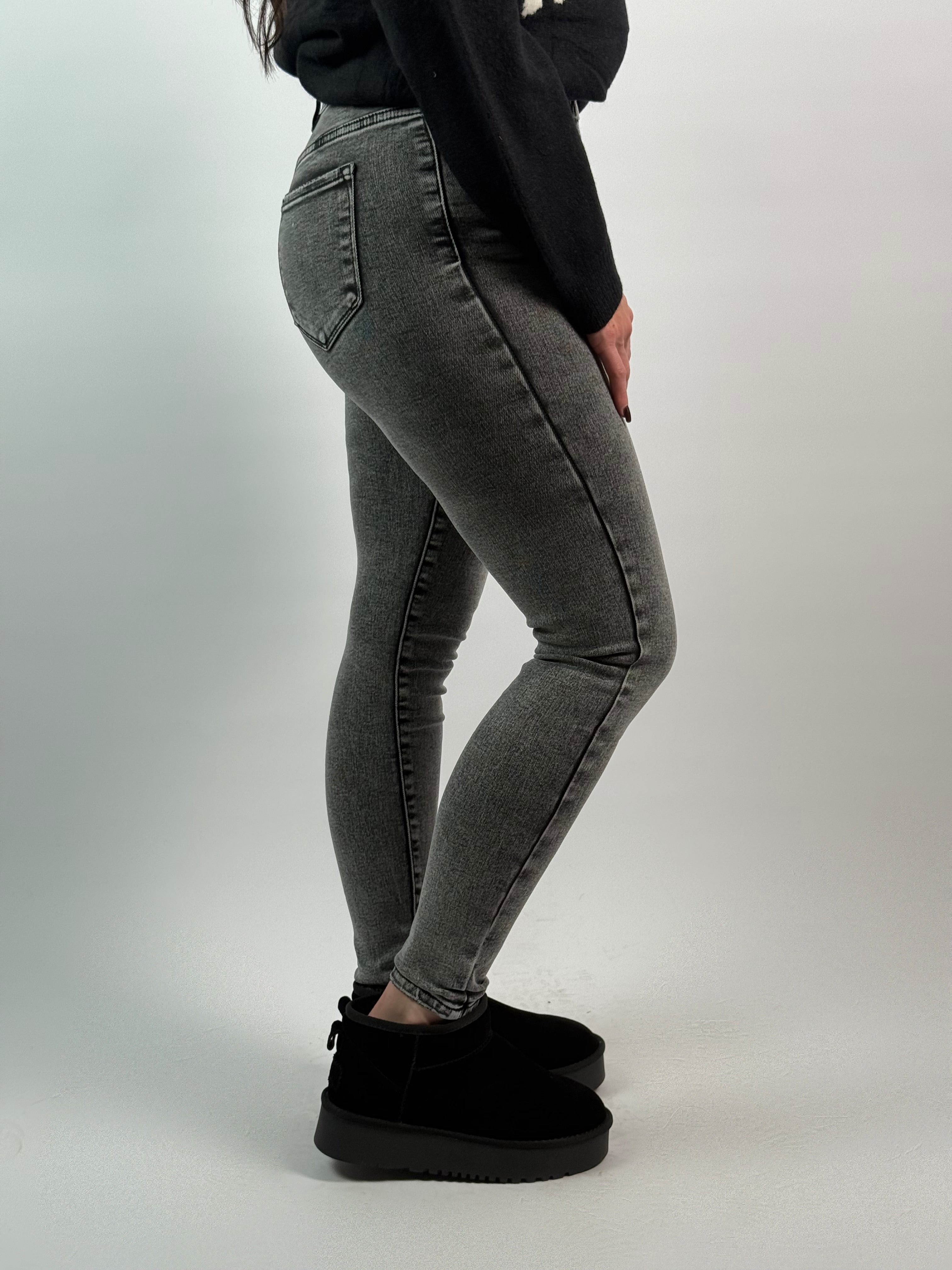 Jeans L Skinny 5377-17 D. Grijs