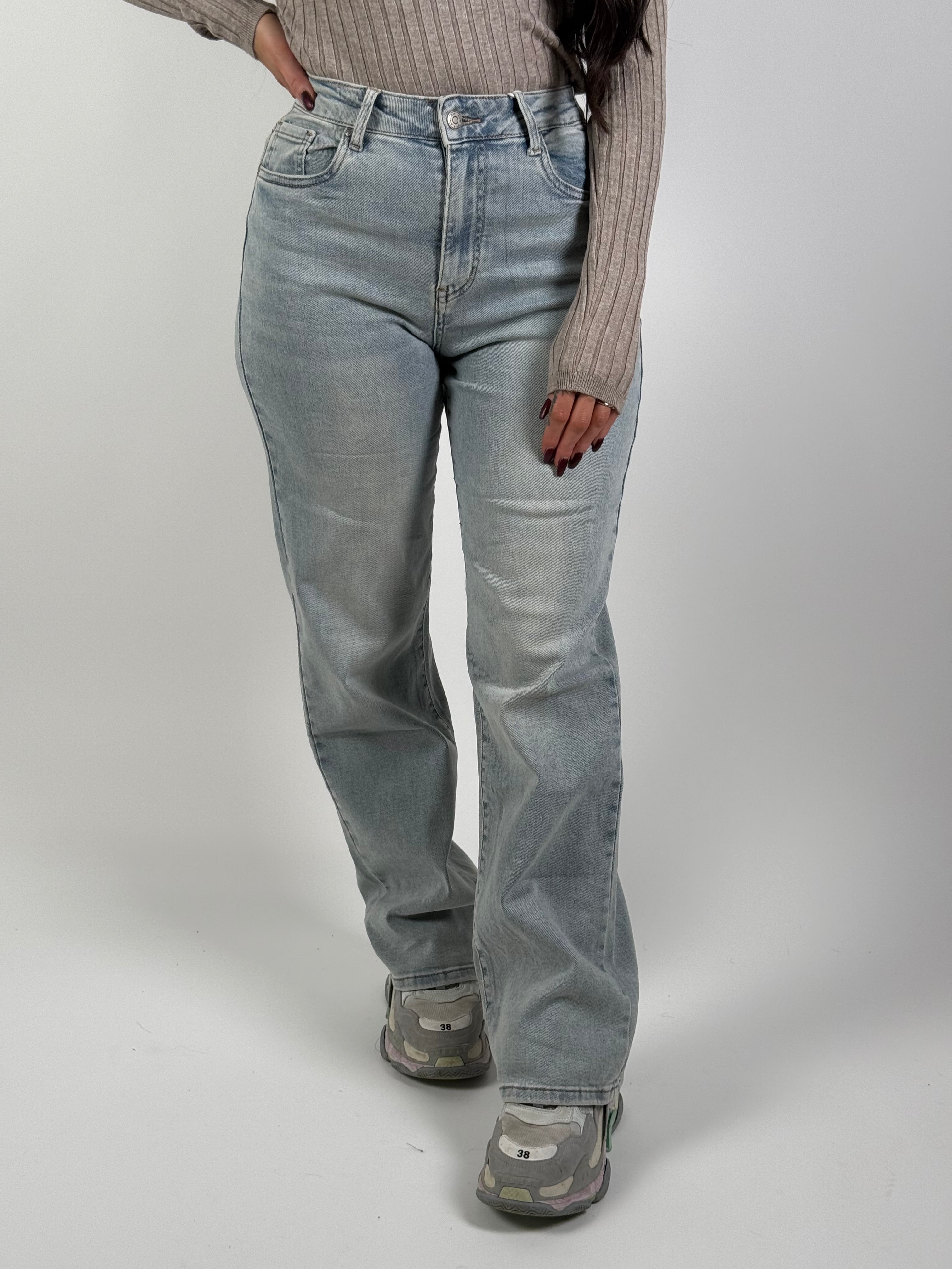 Jeans H 5324-2 Wide Leg Blauw