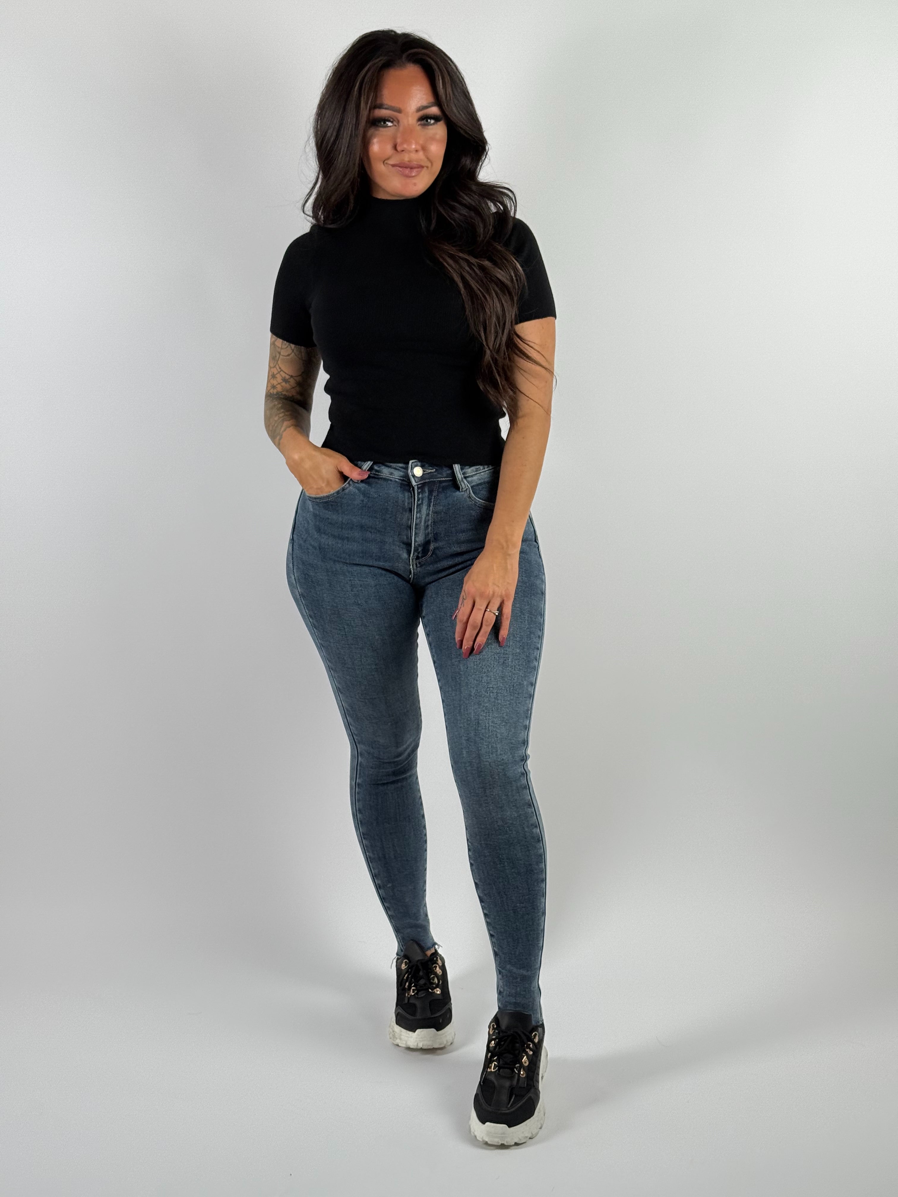 Jeans L 5005-1 Skinny Blauw