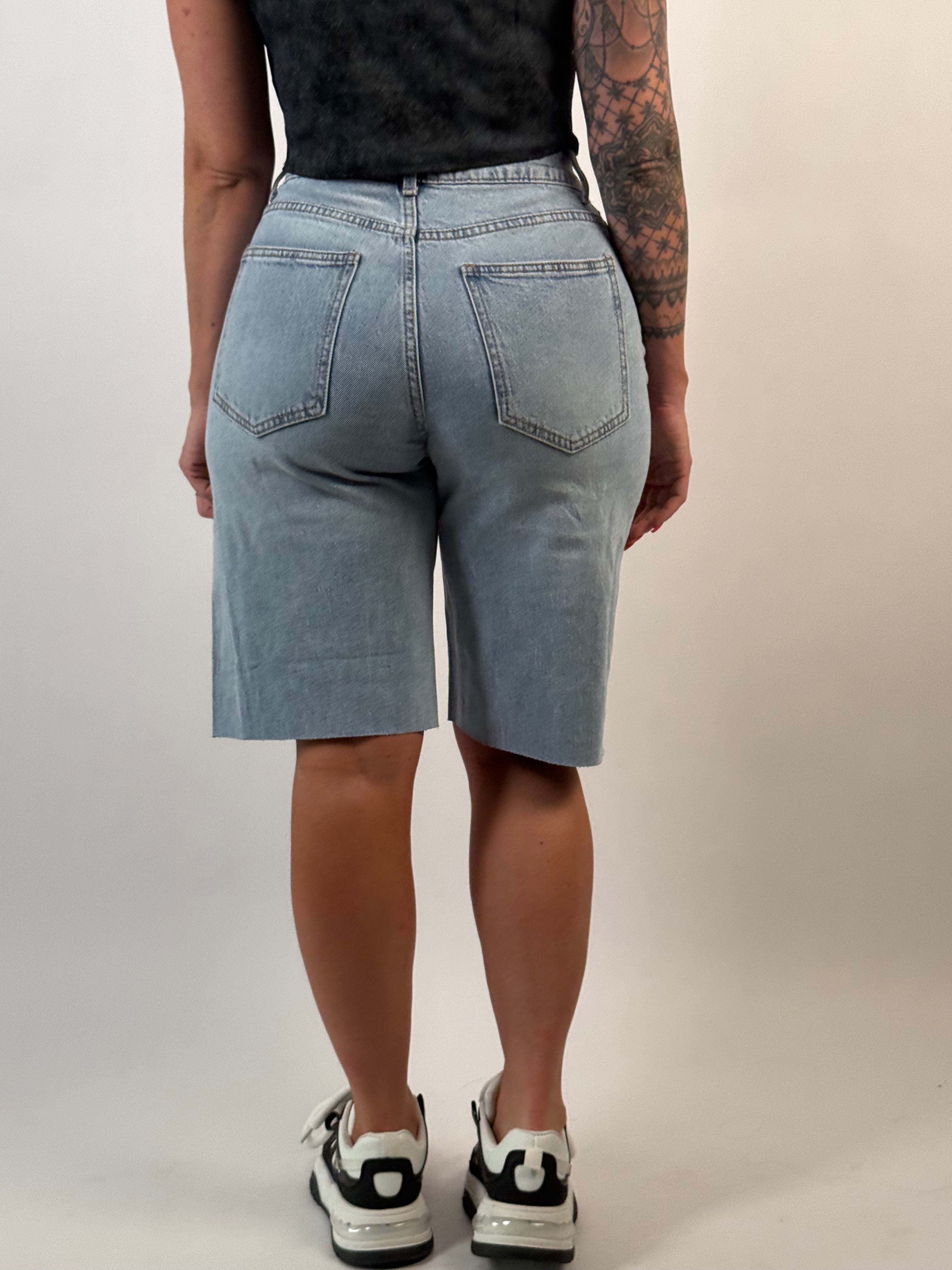 Jeans B Short 66317 Stud Blauw
