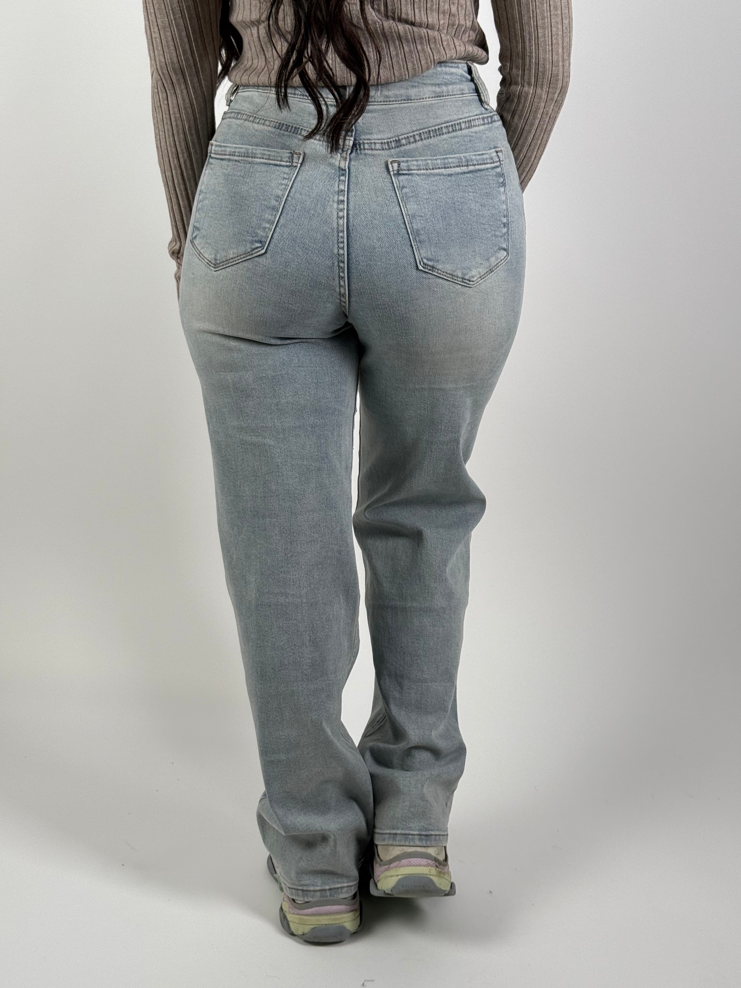 Jeans H 5324-2 Wide Leg Blauw