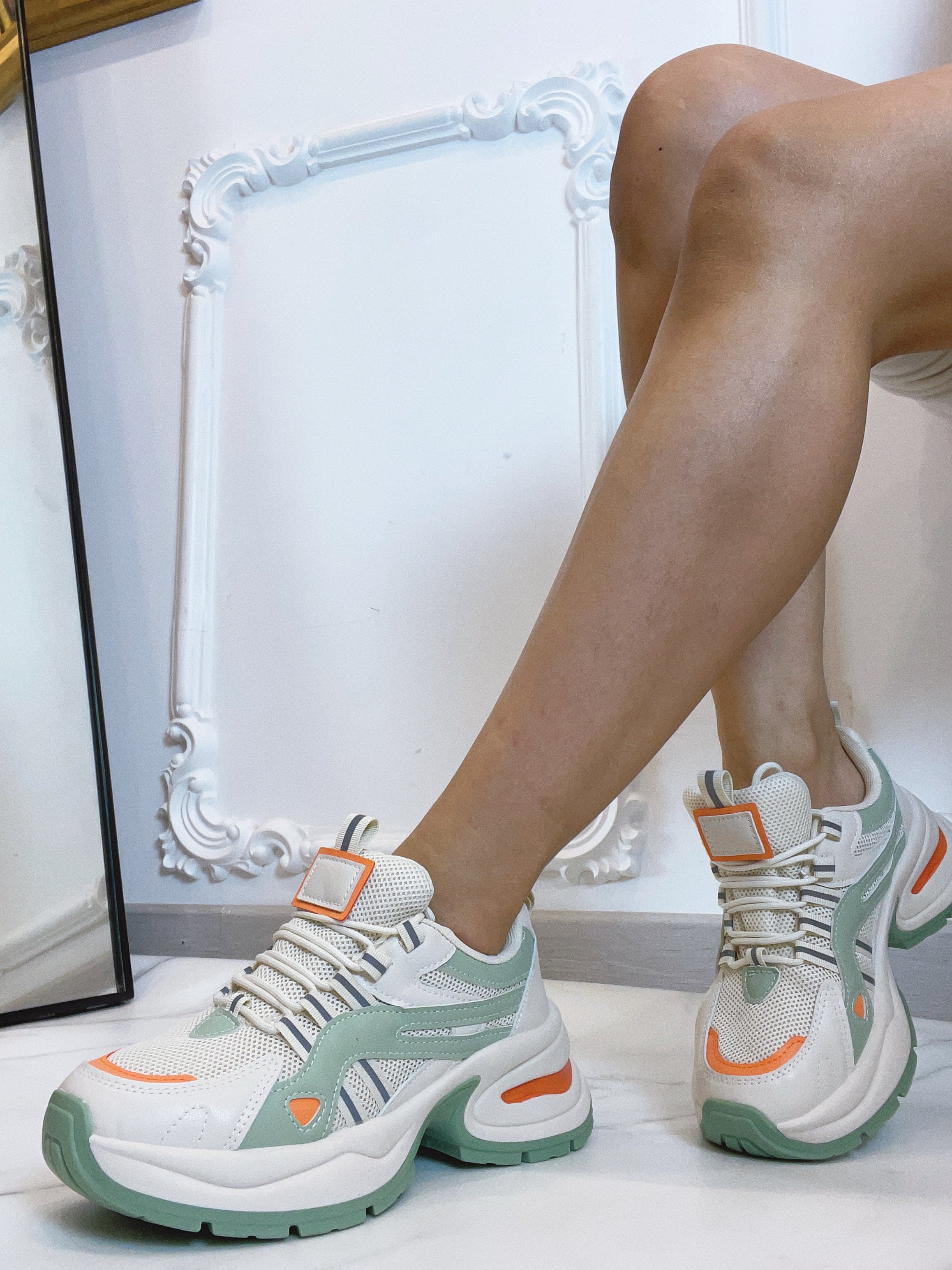 Sneakers Lyla Wit/Groen