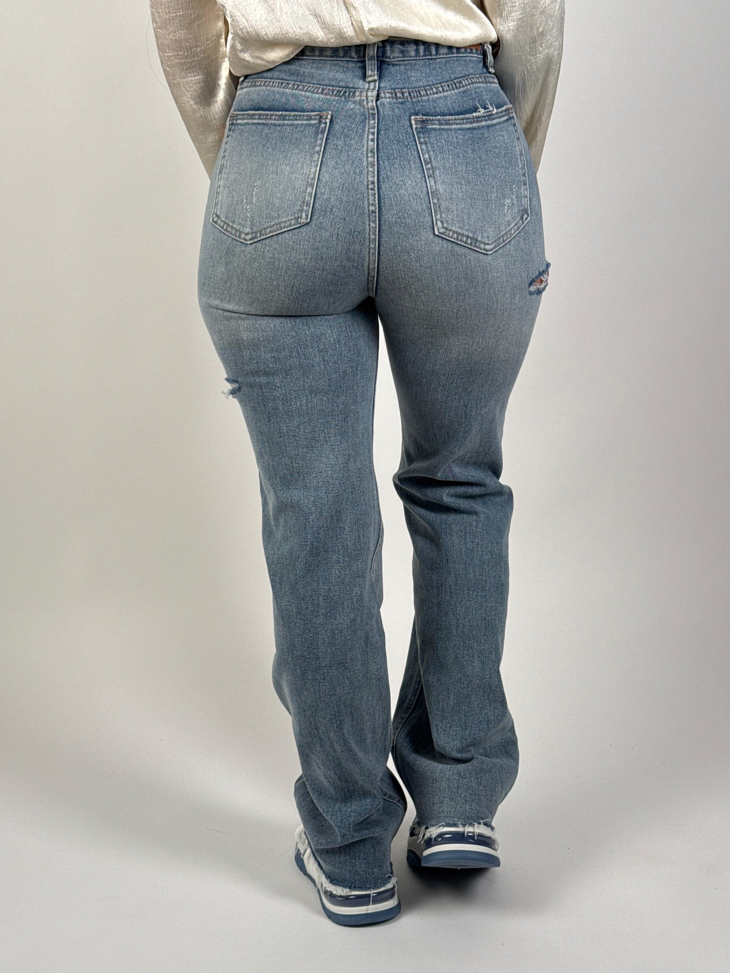 Jeans K 918-1 Straight Blauw