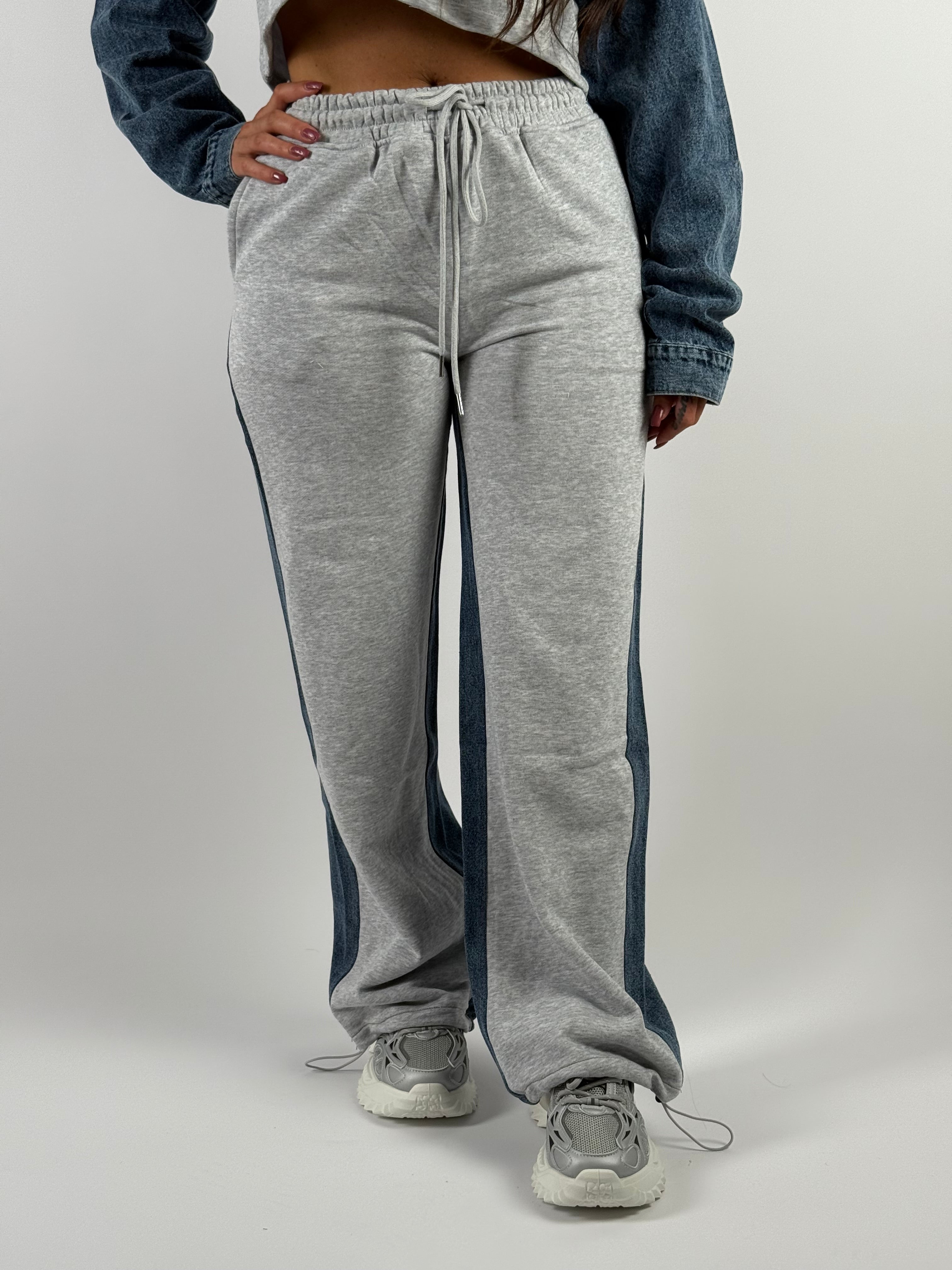 Jeans L 0051 Jogg Wide Leg Blauw