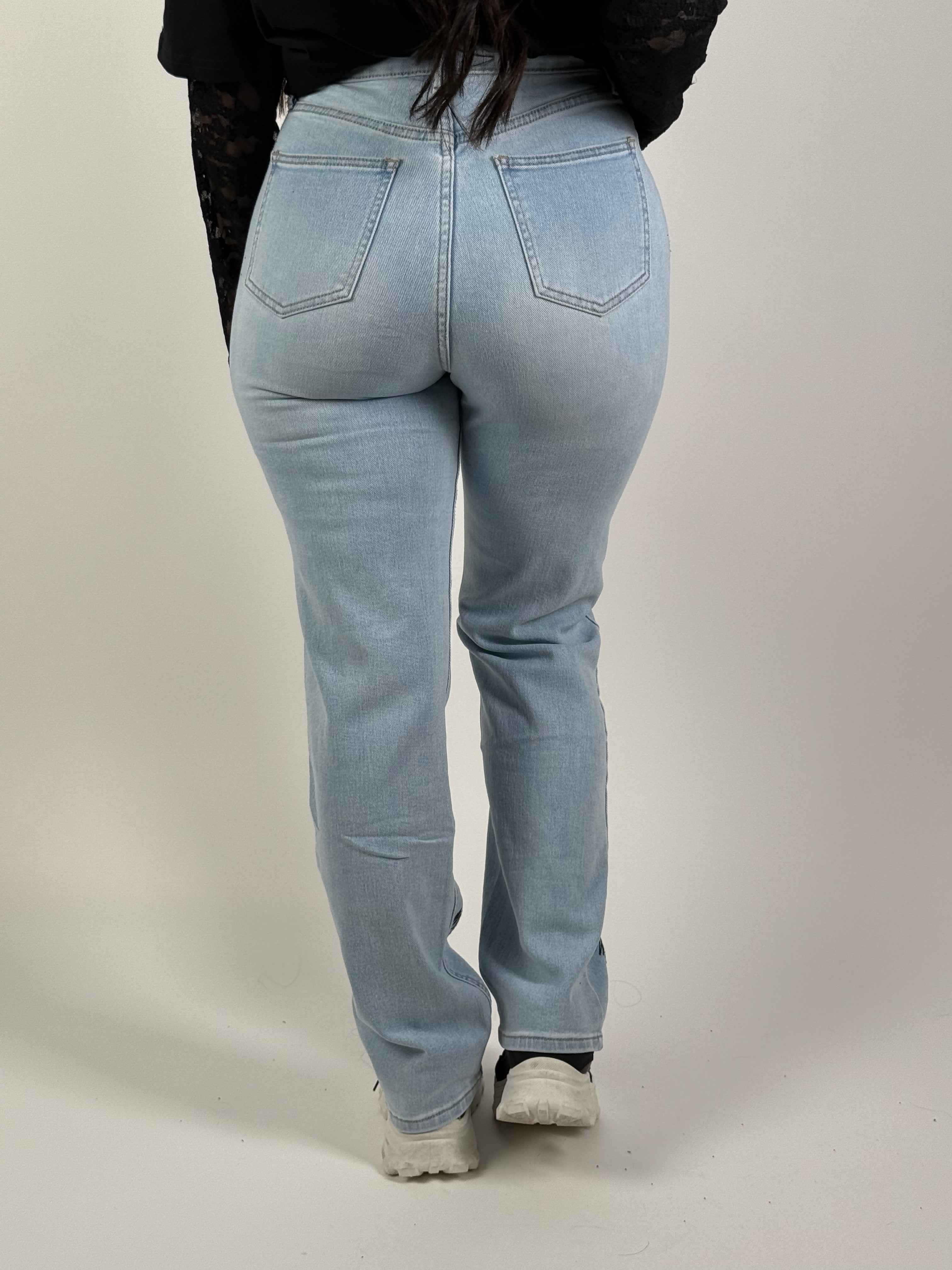 Jeans R 2869 Straight Hartjes Blauw