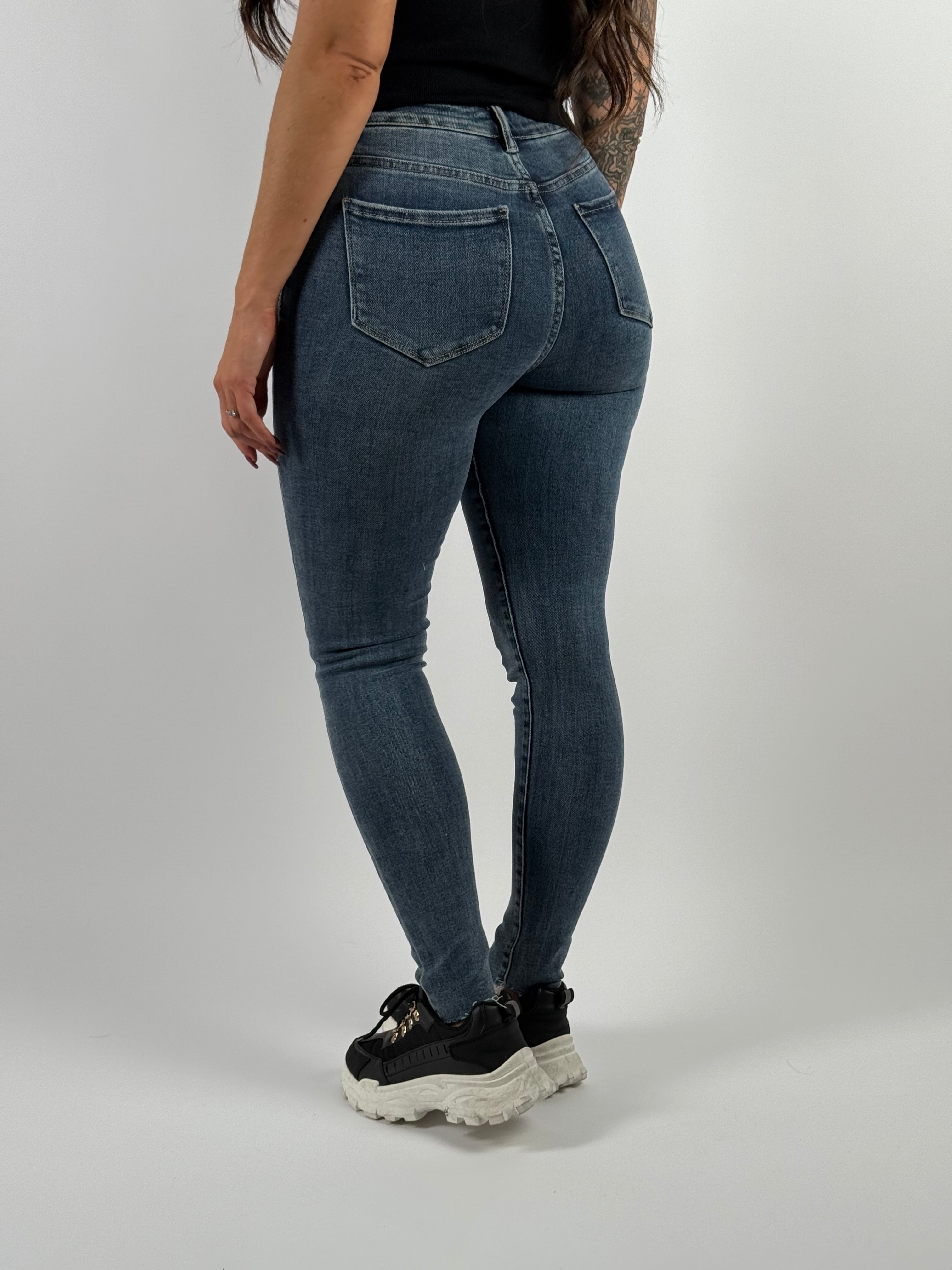Jeans L 5005-1 Skinny Blauw