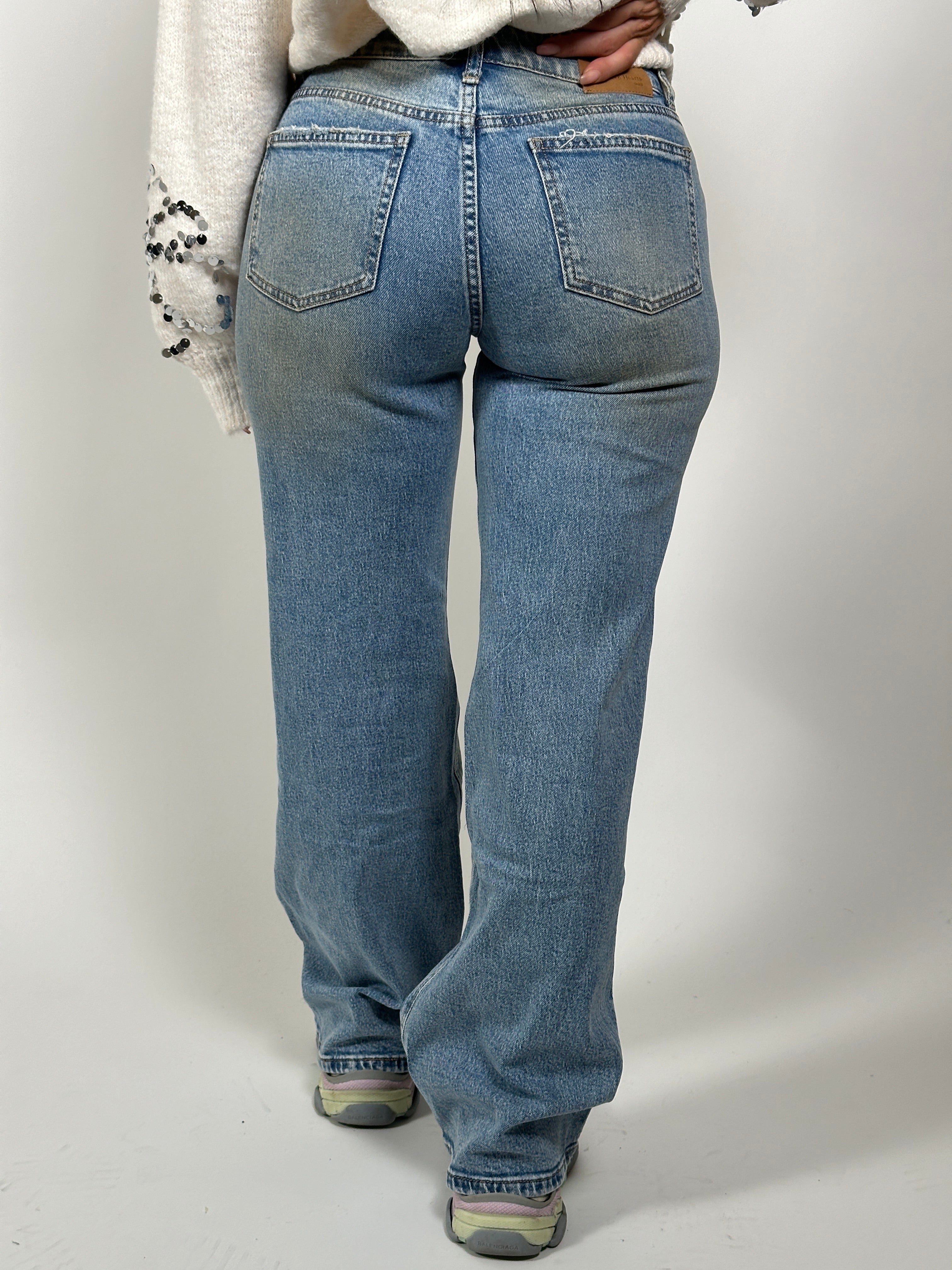 Jeans Q 3656 Wide Leg Blue