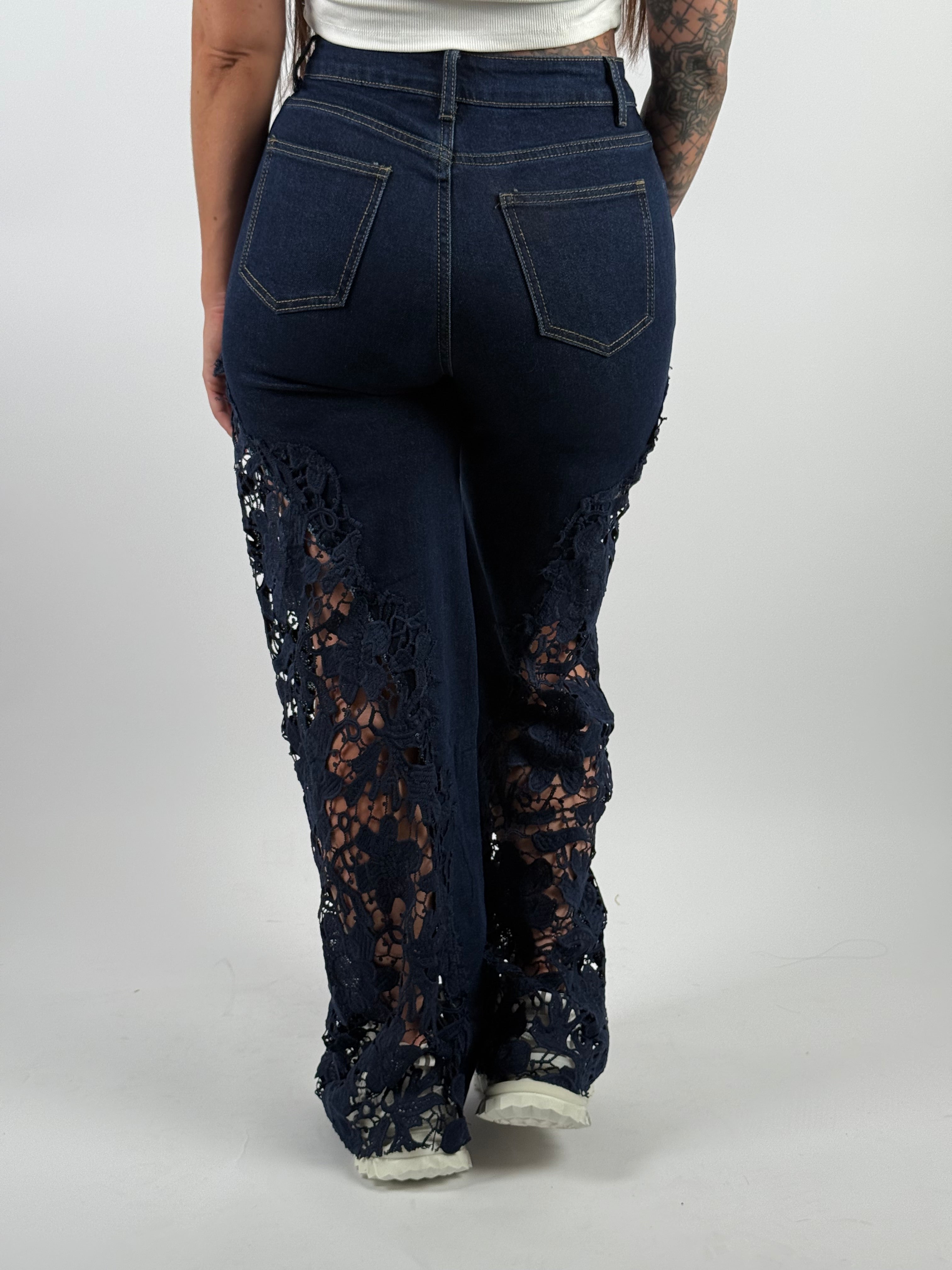 Jeans M Kant D. Blauw