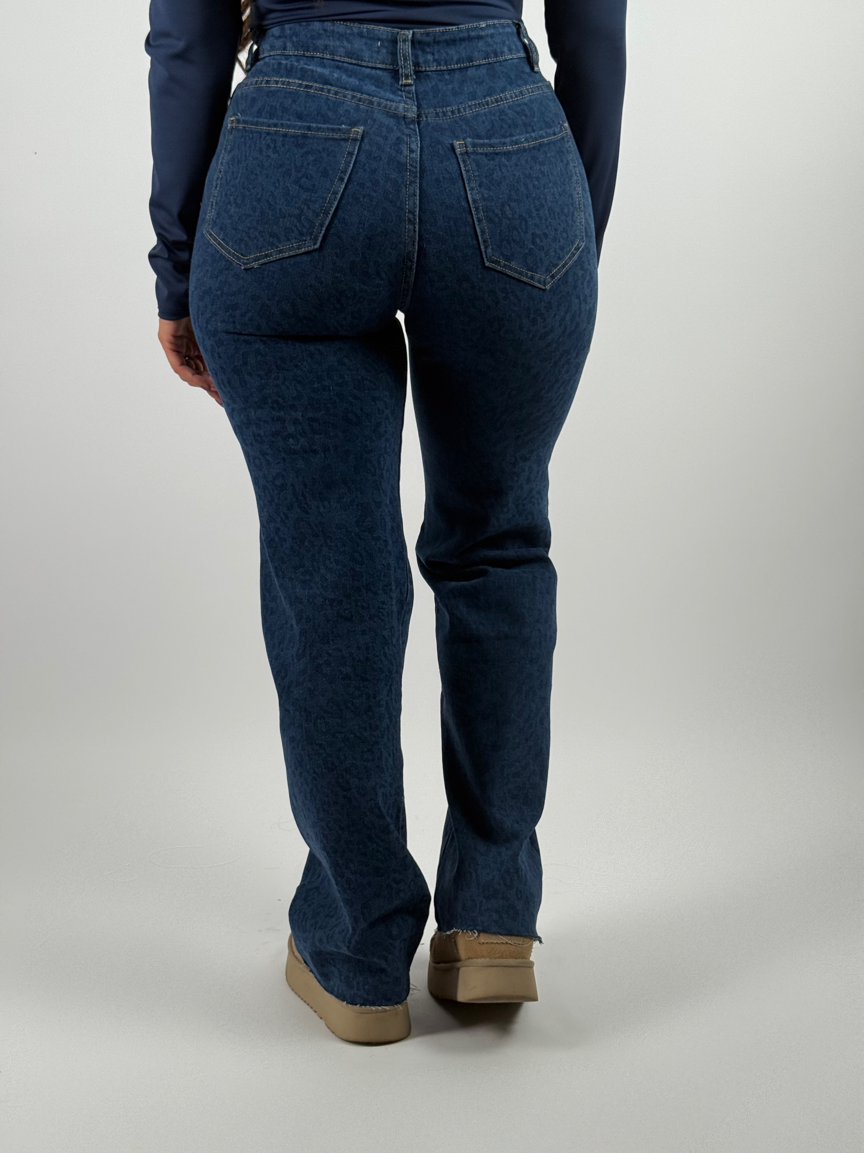 Jeans Y 2106 Leo Wide Leg Blauw