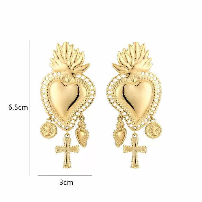 Oorbel 17219 Goud