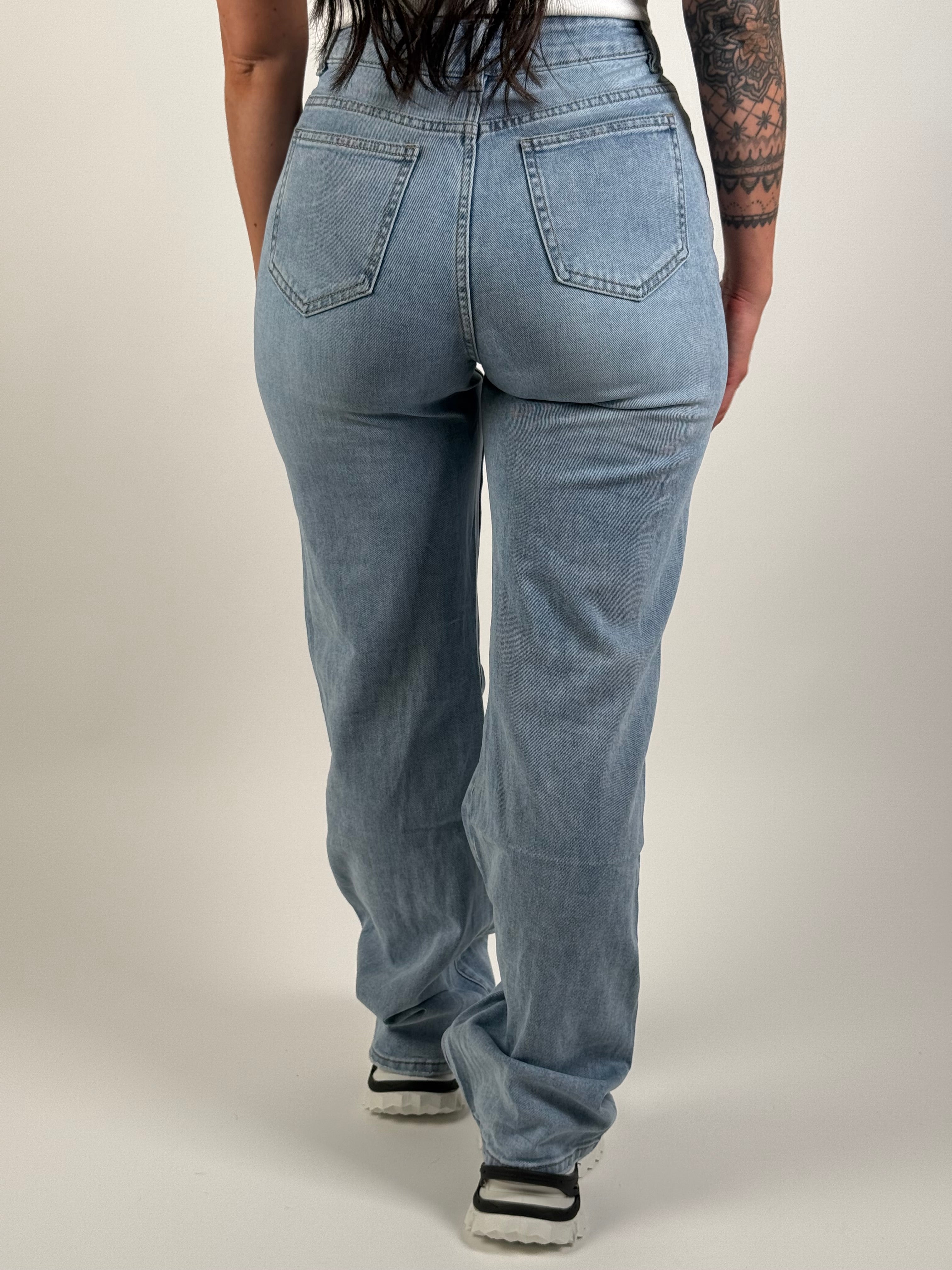 Jeans H 692-1 Wide Leg Blauw