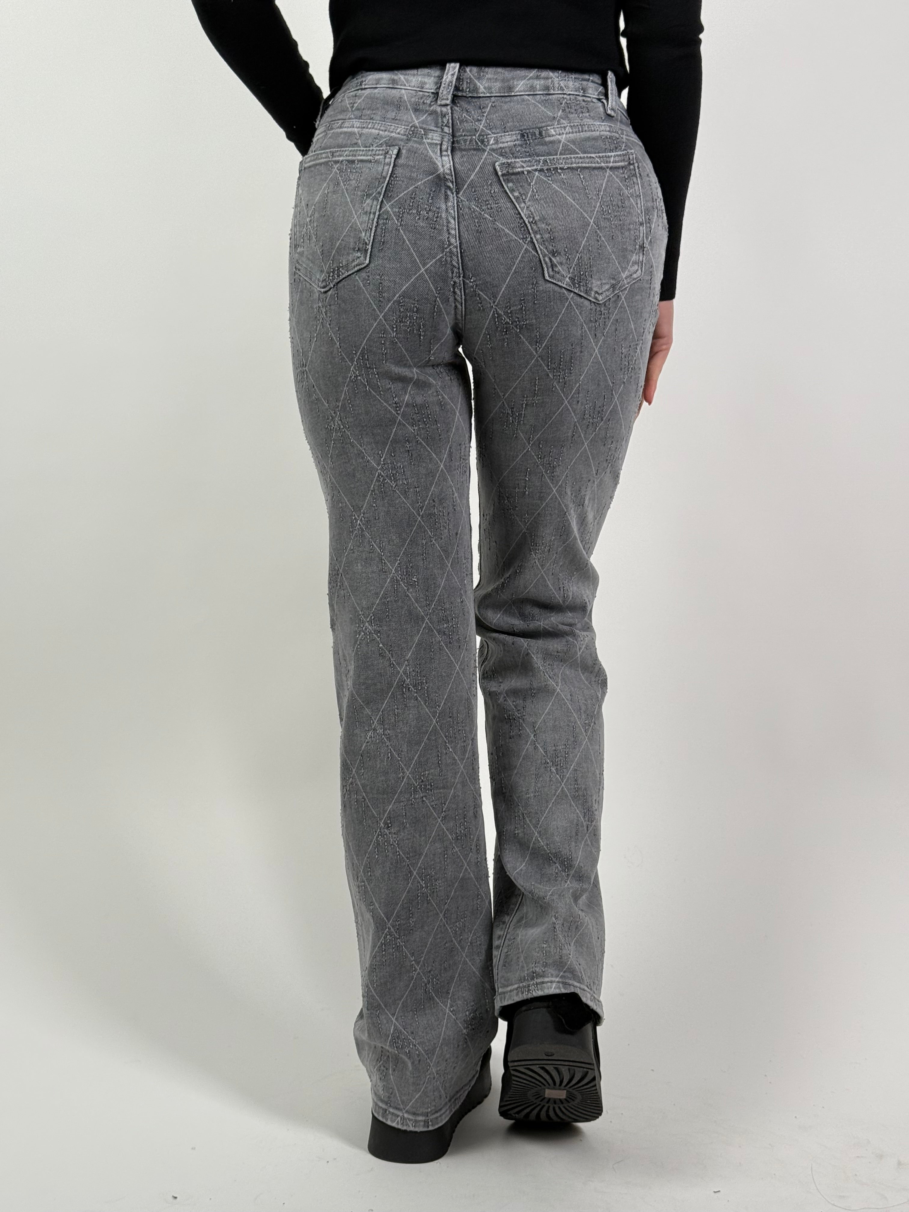 Jeans H 810-1 Wide Grijs