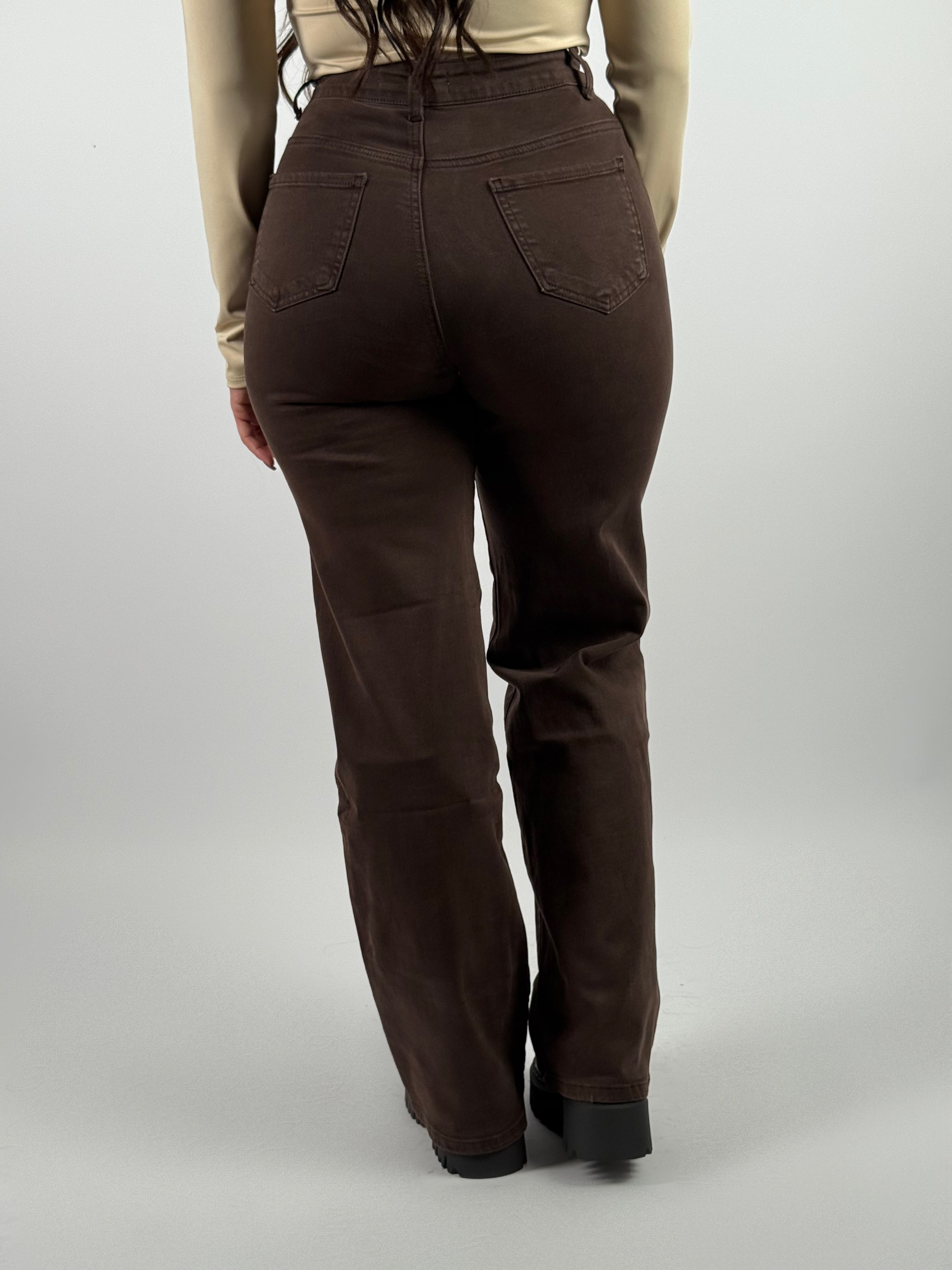 Jeans G 2405 Wide Leg Bruin