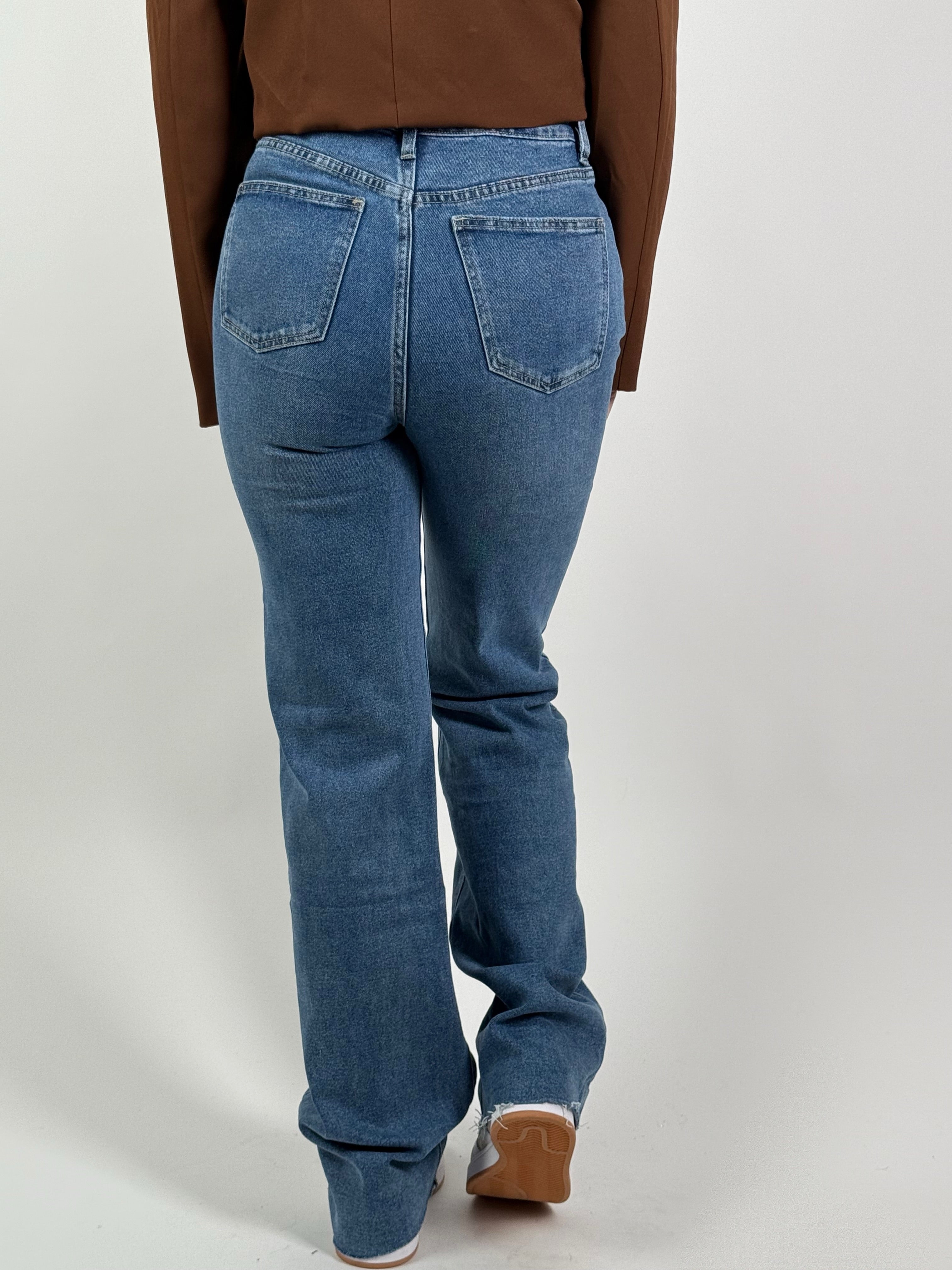 Jeans R 2623 Extra Long Straight Blauw