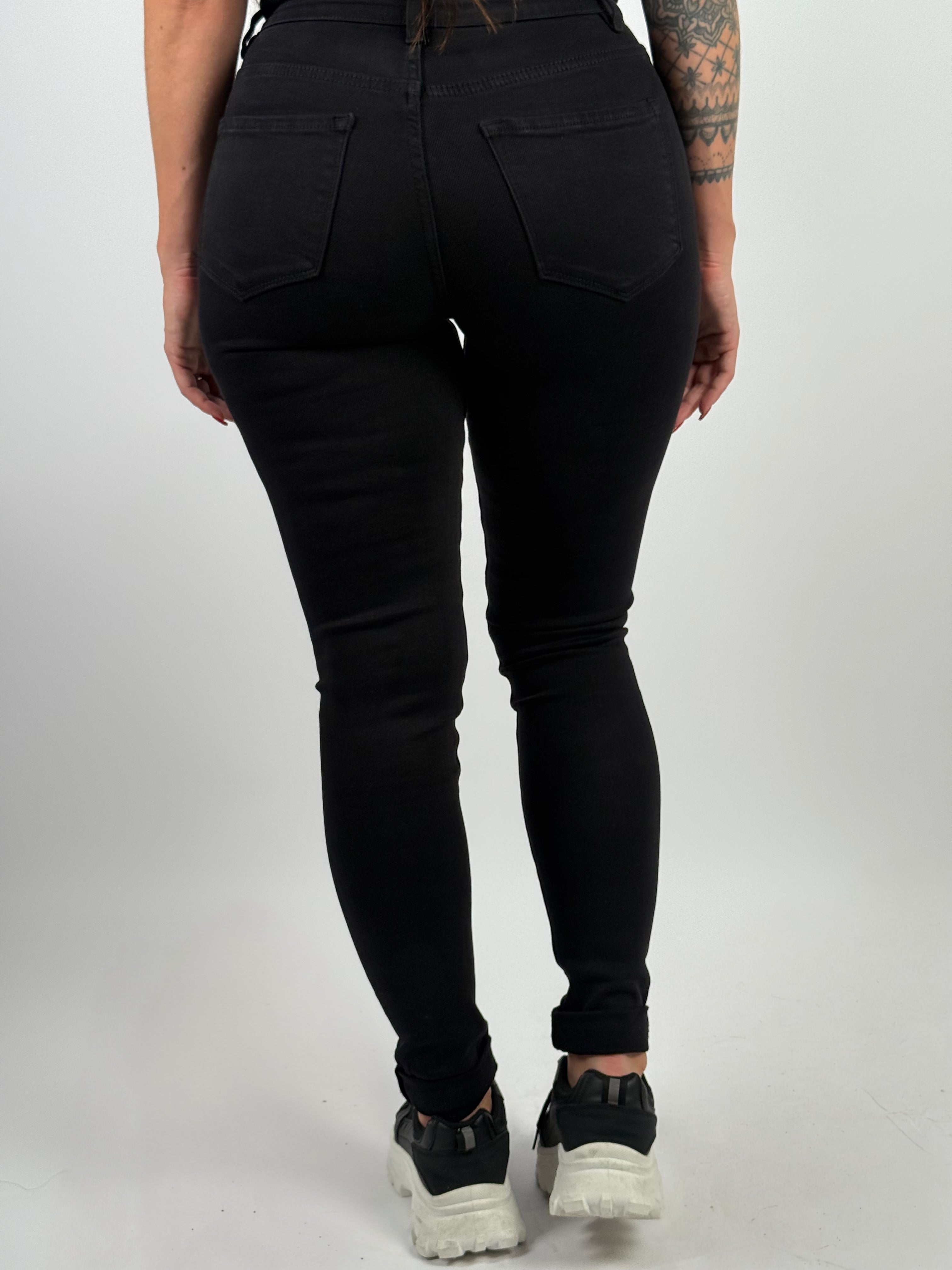 Jeans L 5397-10 Skinny Zwart