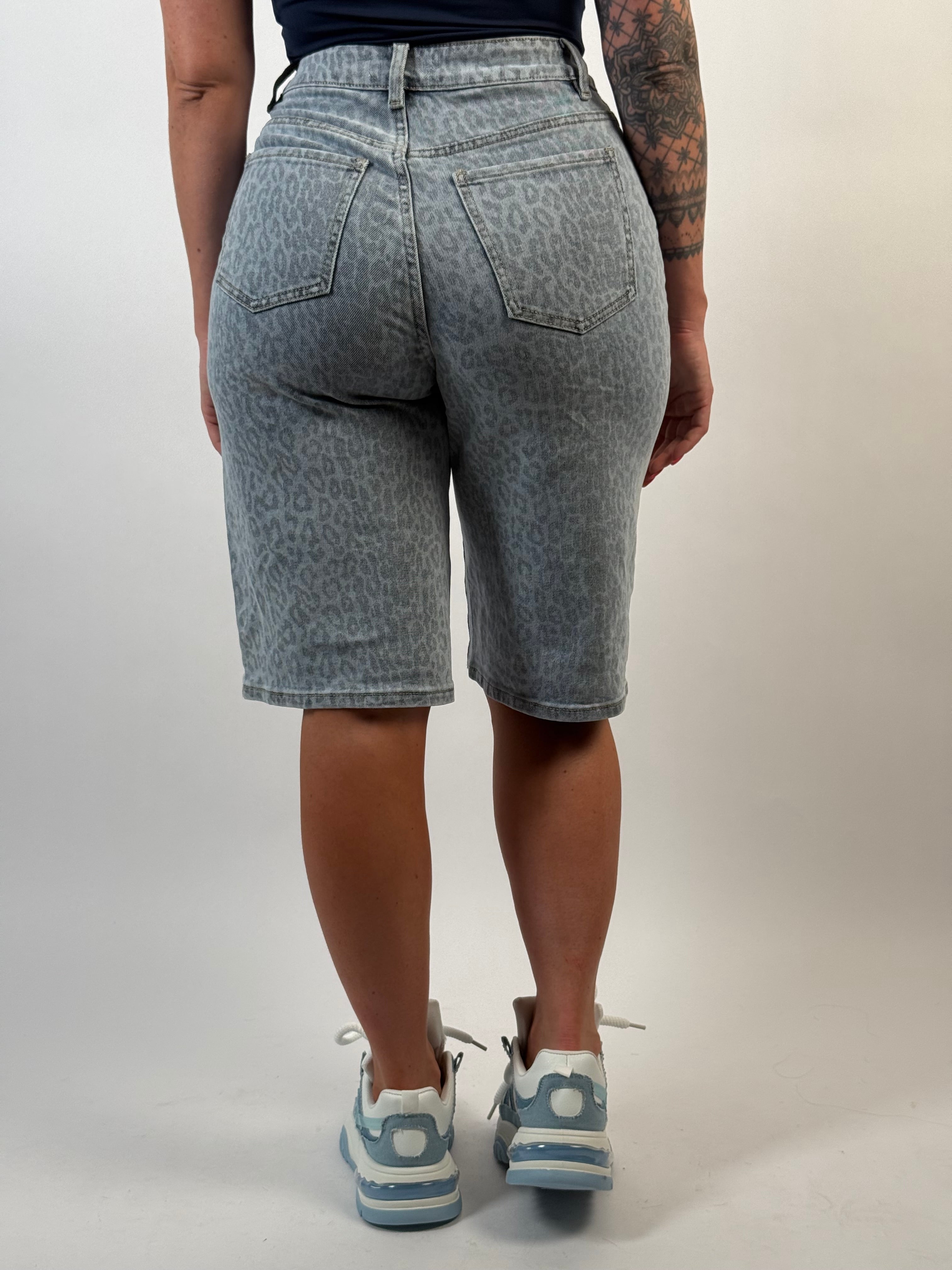 Jeans Short B 8065-80 Leo Blauw