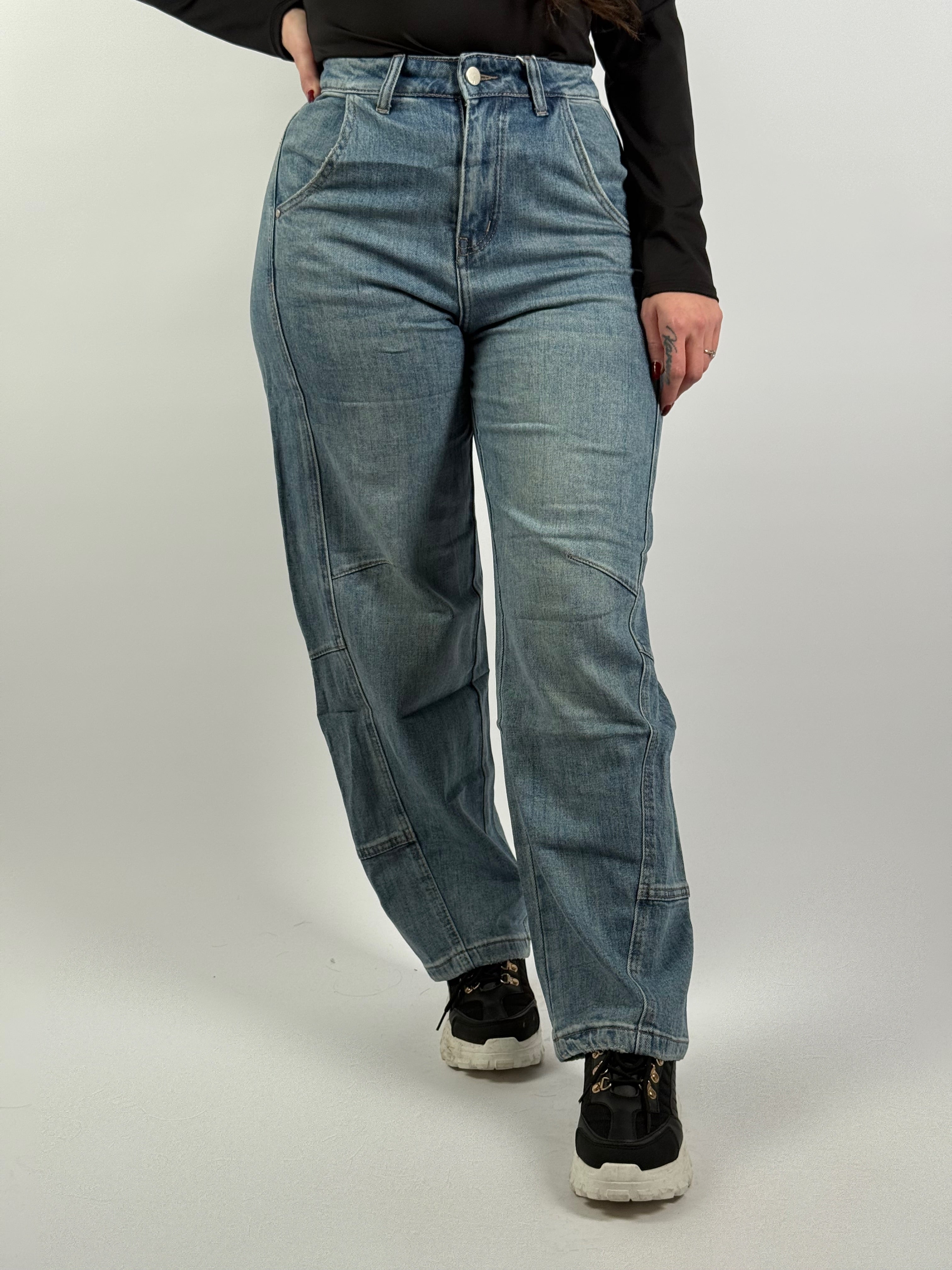 Jeans H 8606 Balloon Blauw