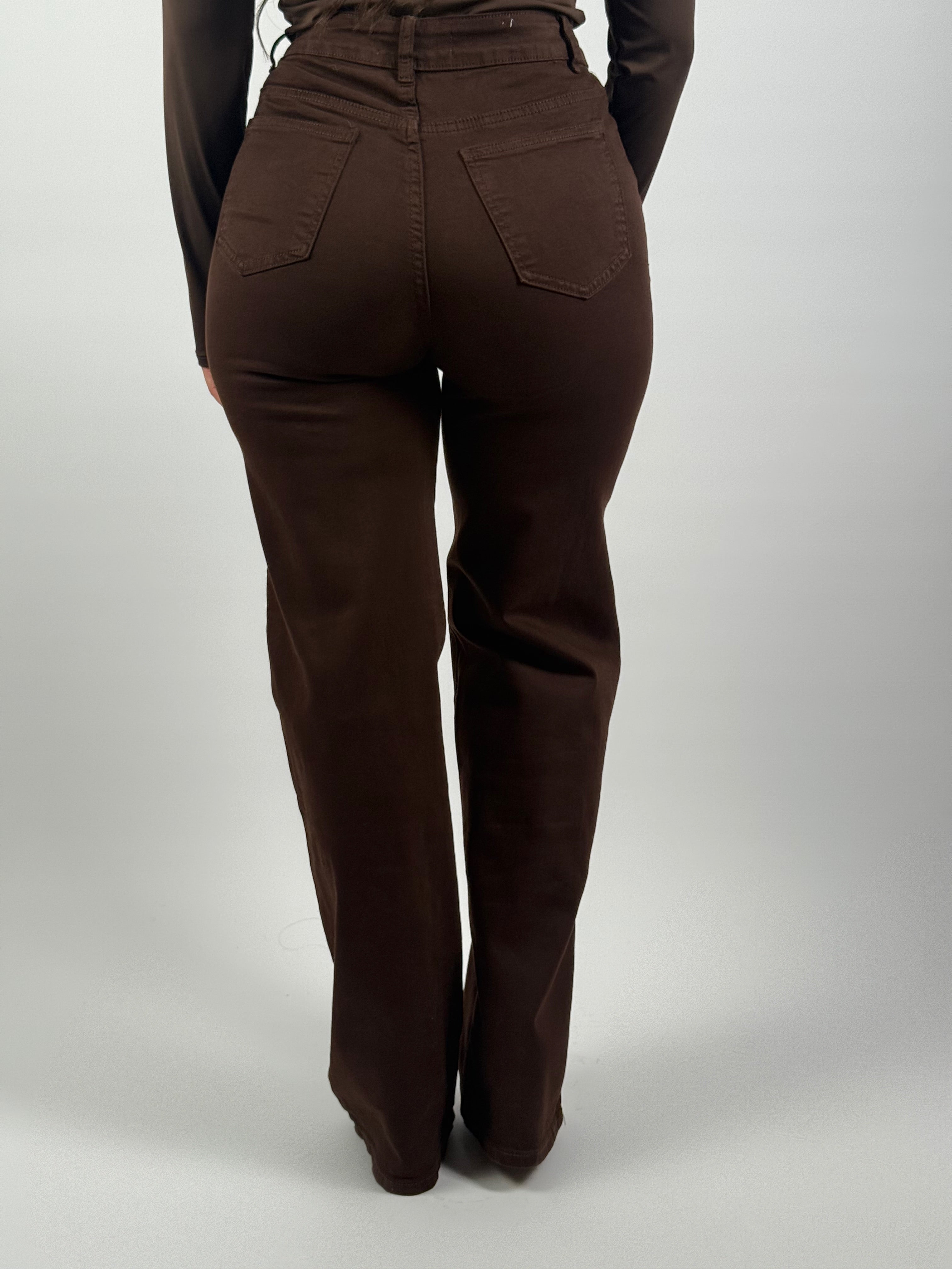 Jeans H 896 Extra Long Wide Bruin