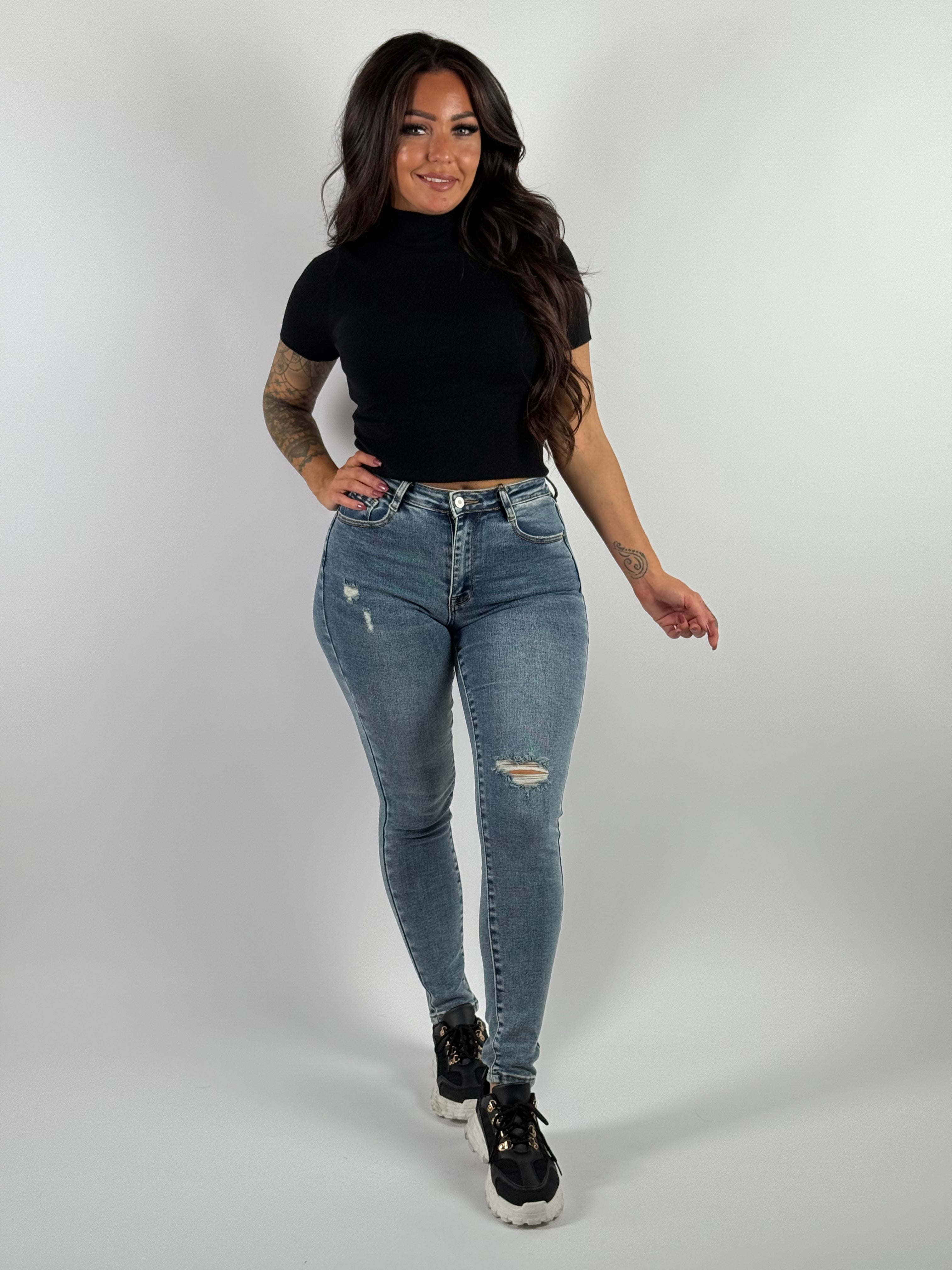 Jeans L 5377-5 Skinny Blauw