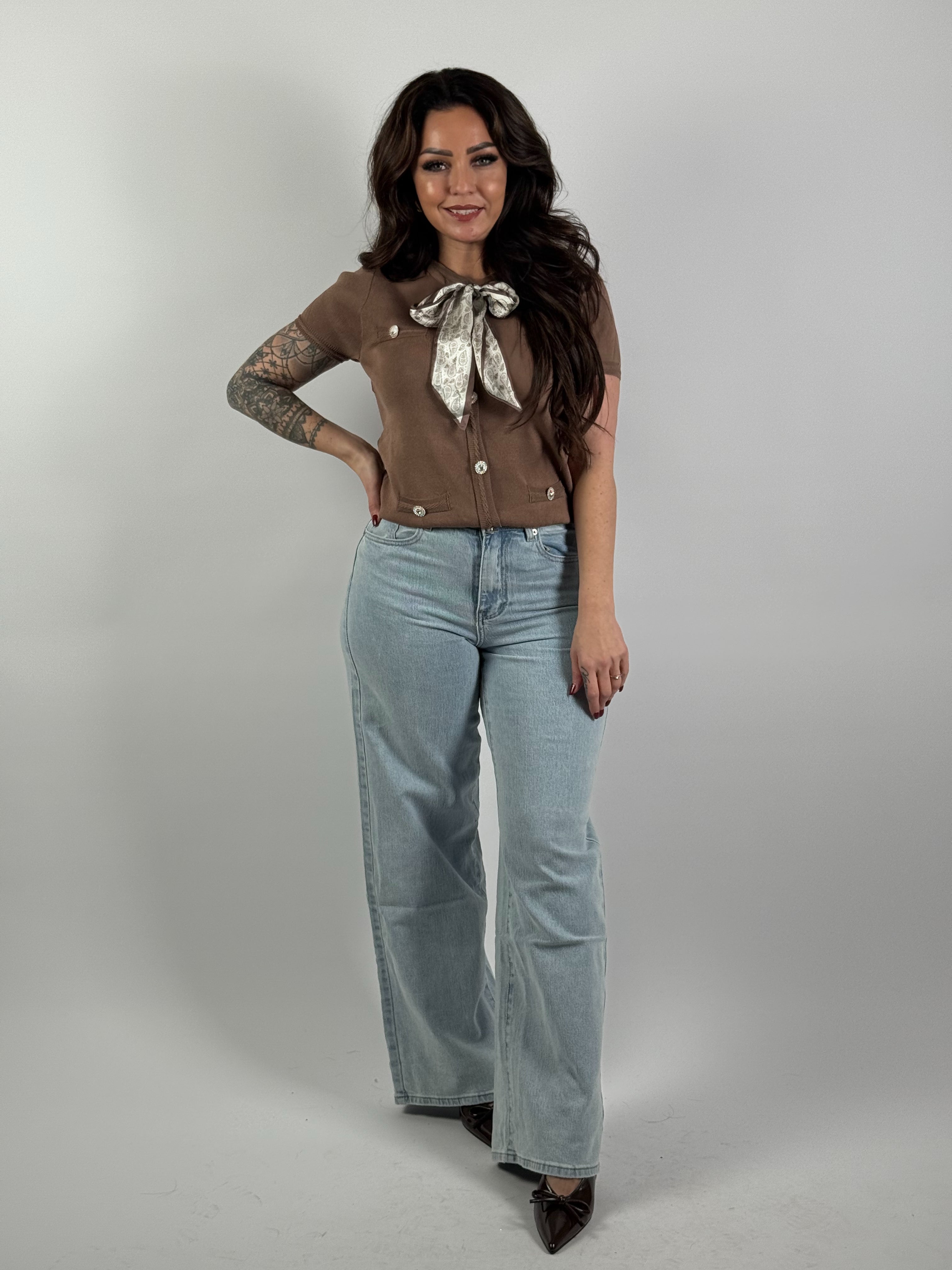Top Sjaal 973 Taupe
