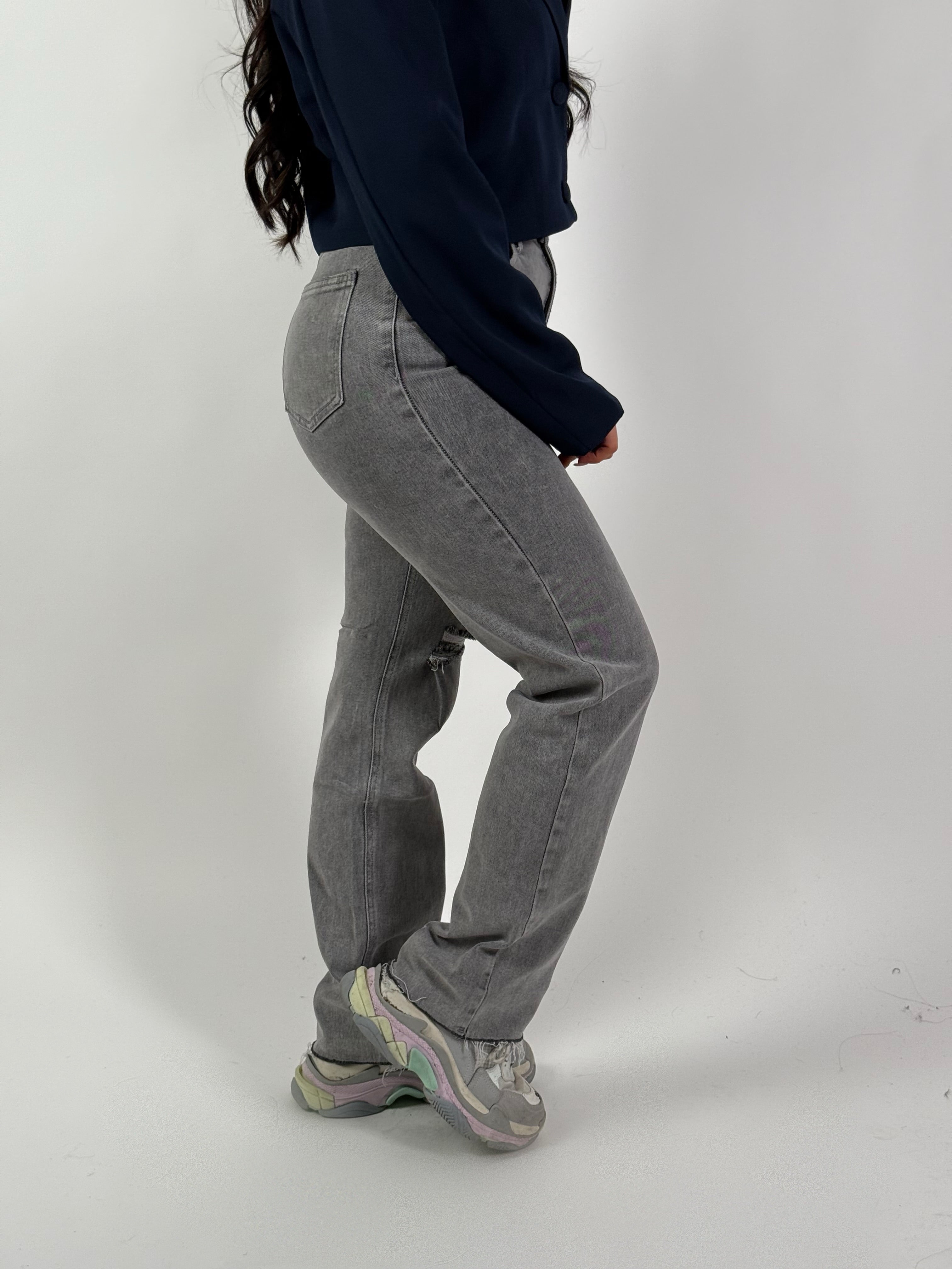 Jeans R 2308 Straight Grijs